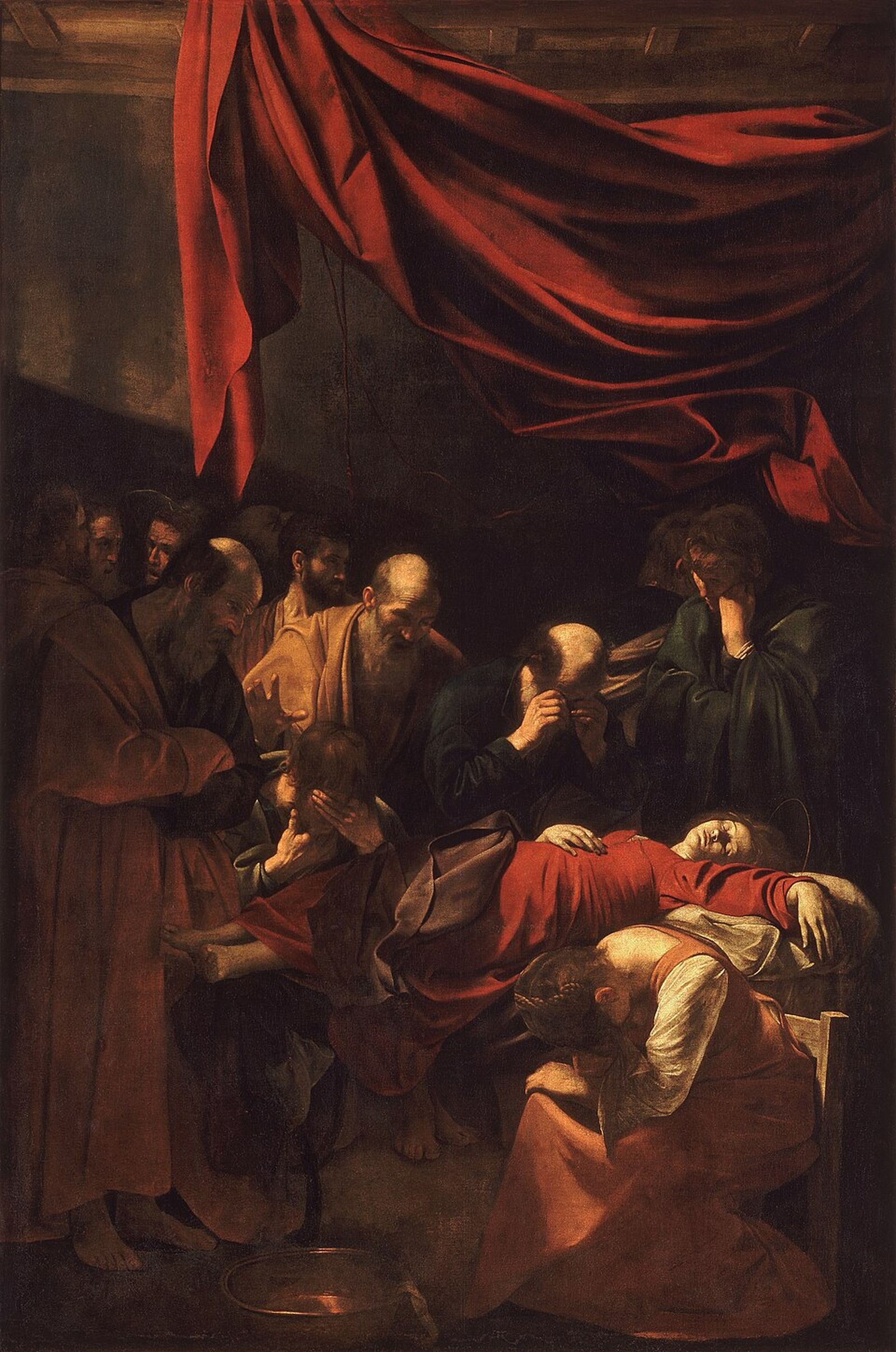 Dormición de la Virgen. Caravaggio