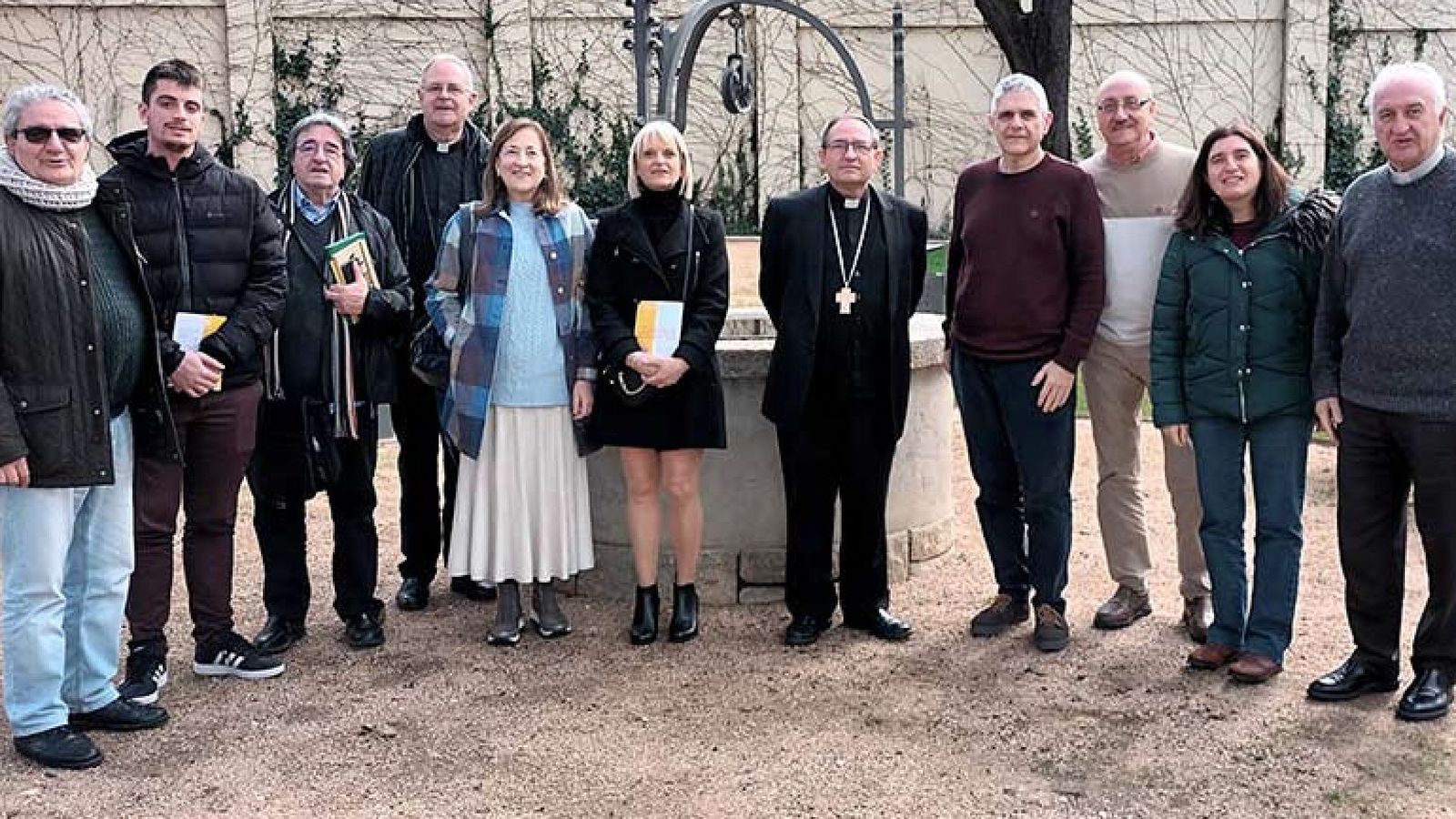 Monseñor Martínez en un encuentro de Pastoral Obrera