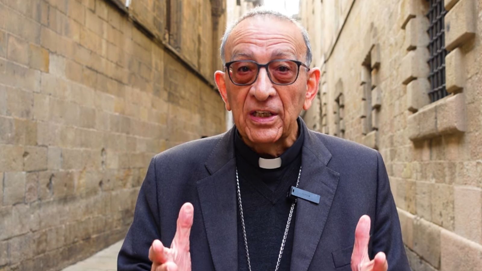 El cardenal Omella, desde el centro de Barcelona, cierra este nuevo vídeo.