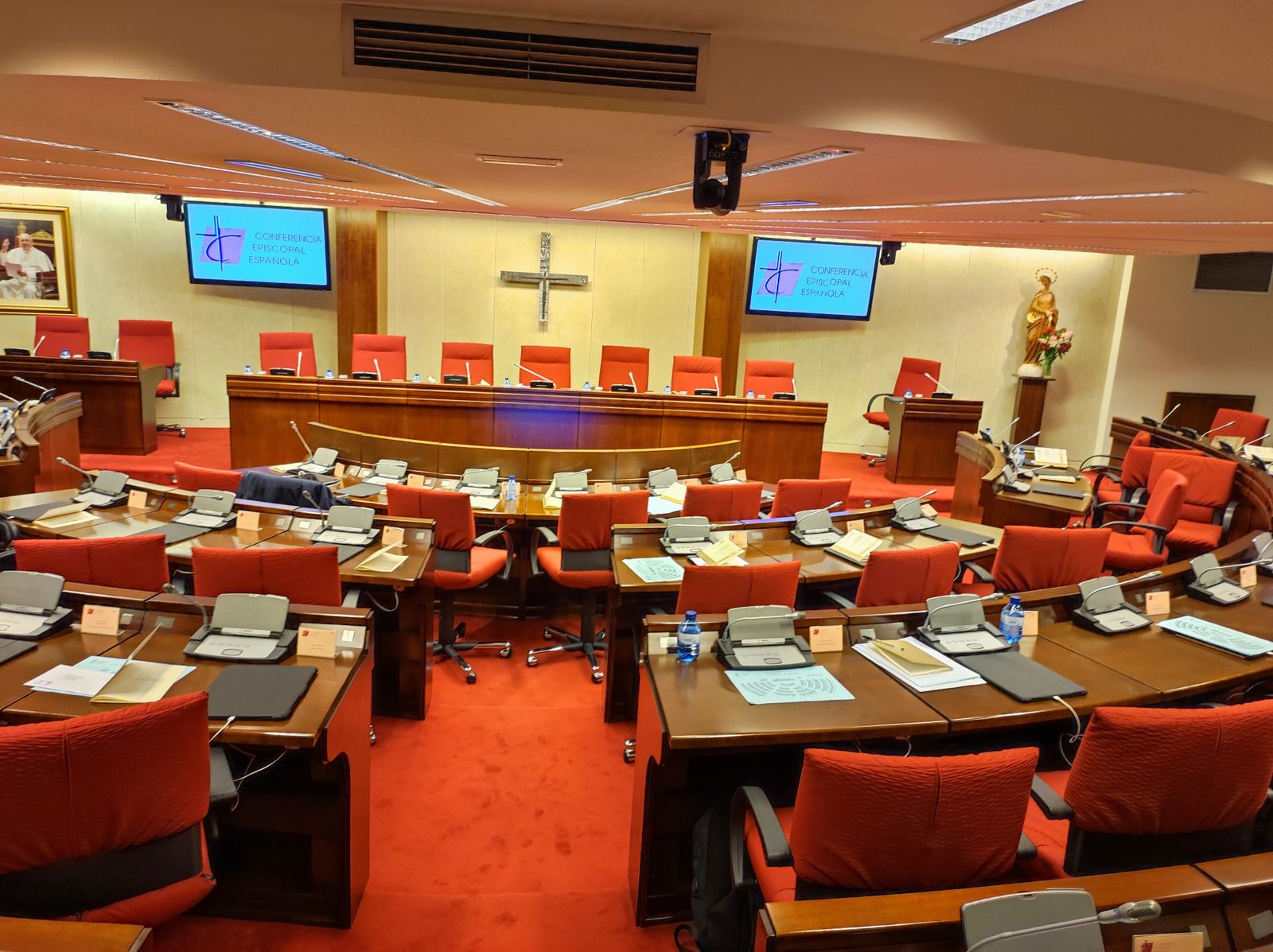 Aula de la plenaria vacía