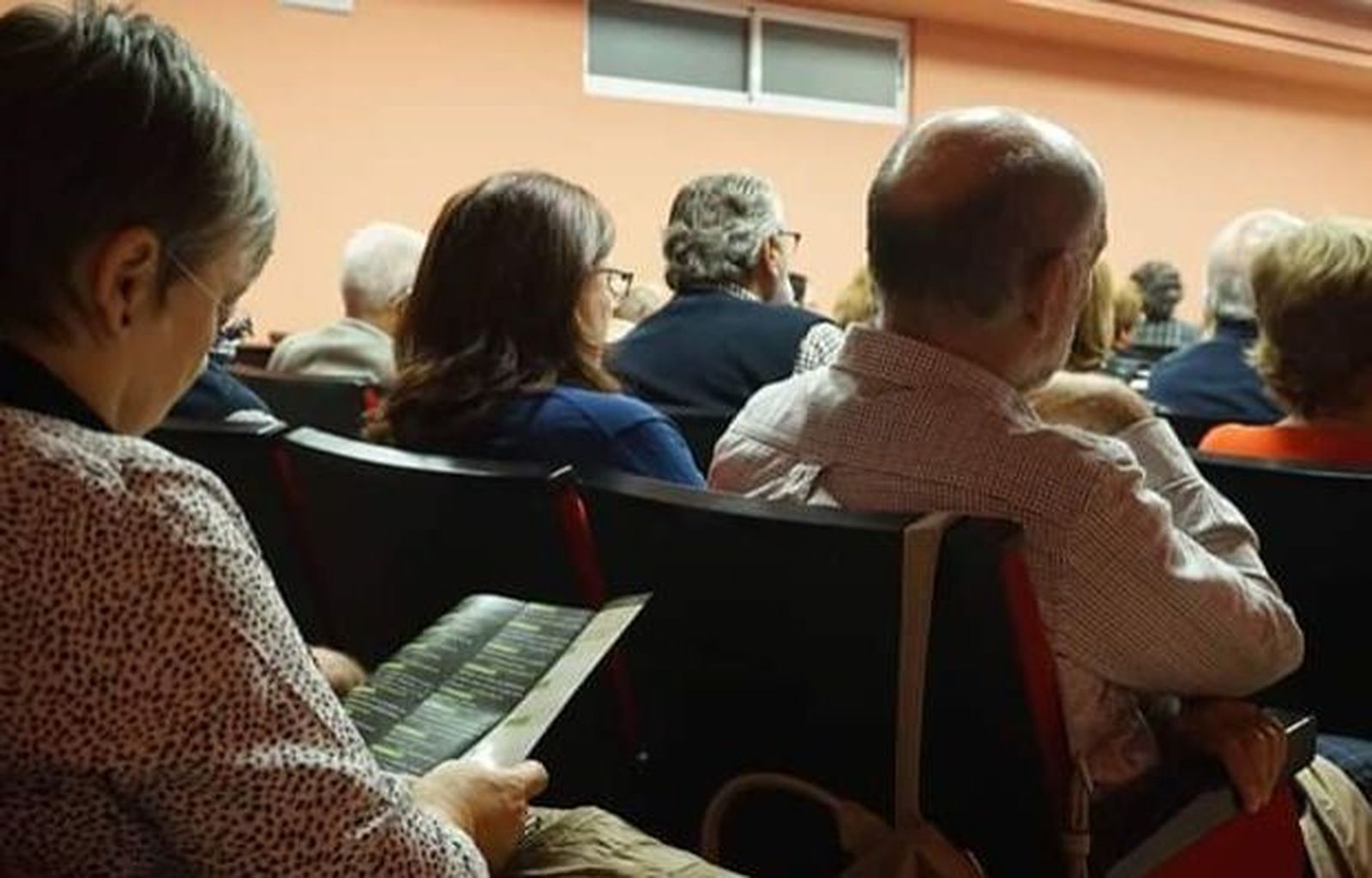 Auditorio de la primera de las ponencias