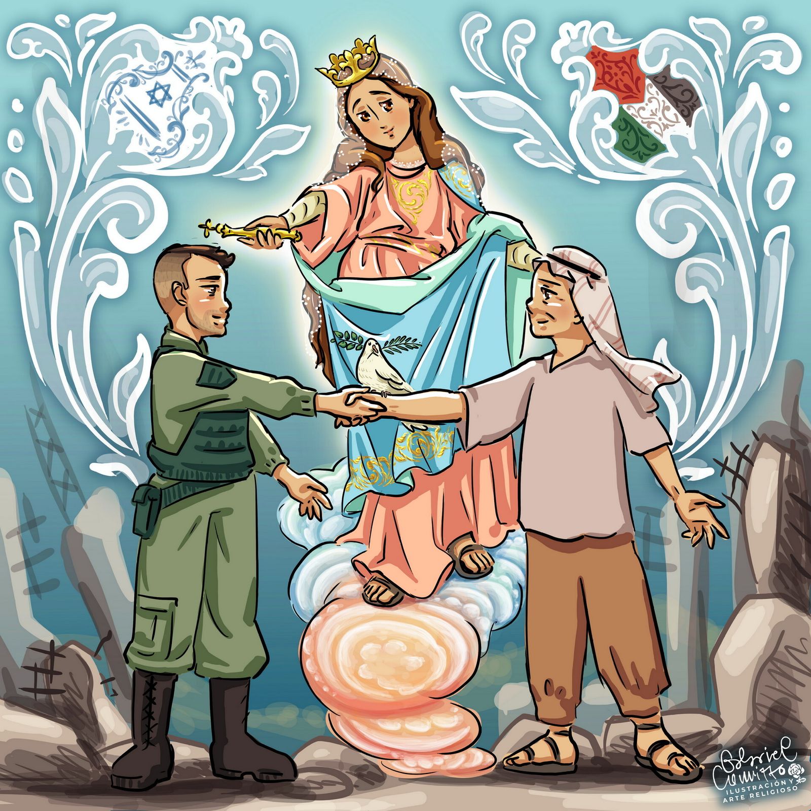 Nuestra Señora Reina de Palestina - Israel y Palestina