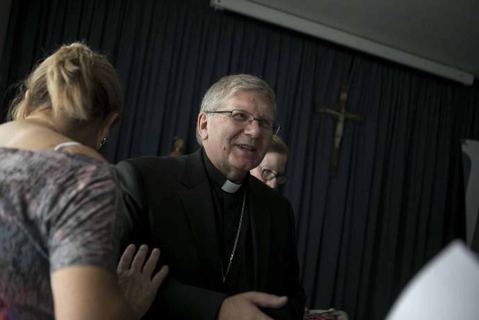Antonio Menéndez, obispo de Astorga, hace un año