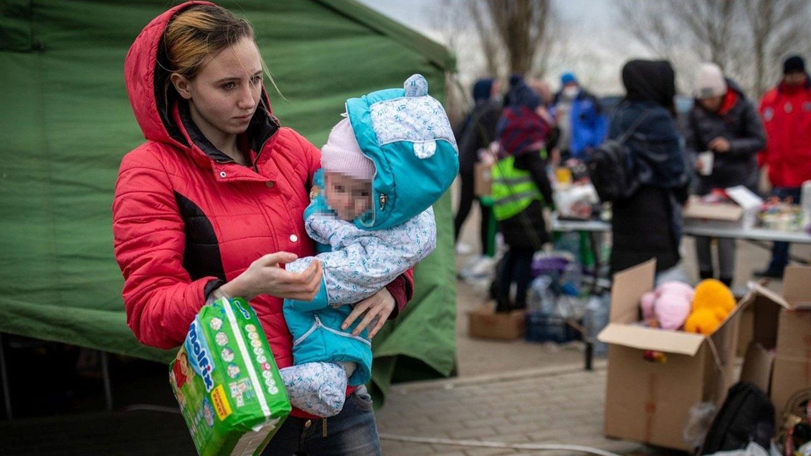 Familias necesitadas en Europa