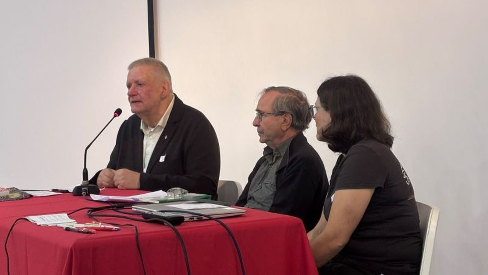 José Luis Segovia, con Rufino Antón en la Jornada