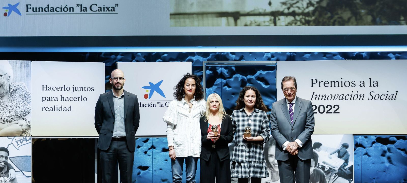 Algunos de los premiados