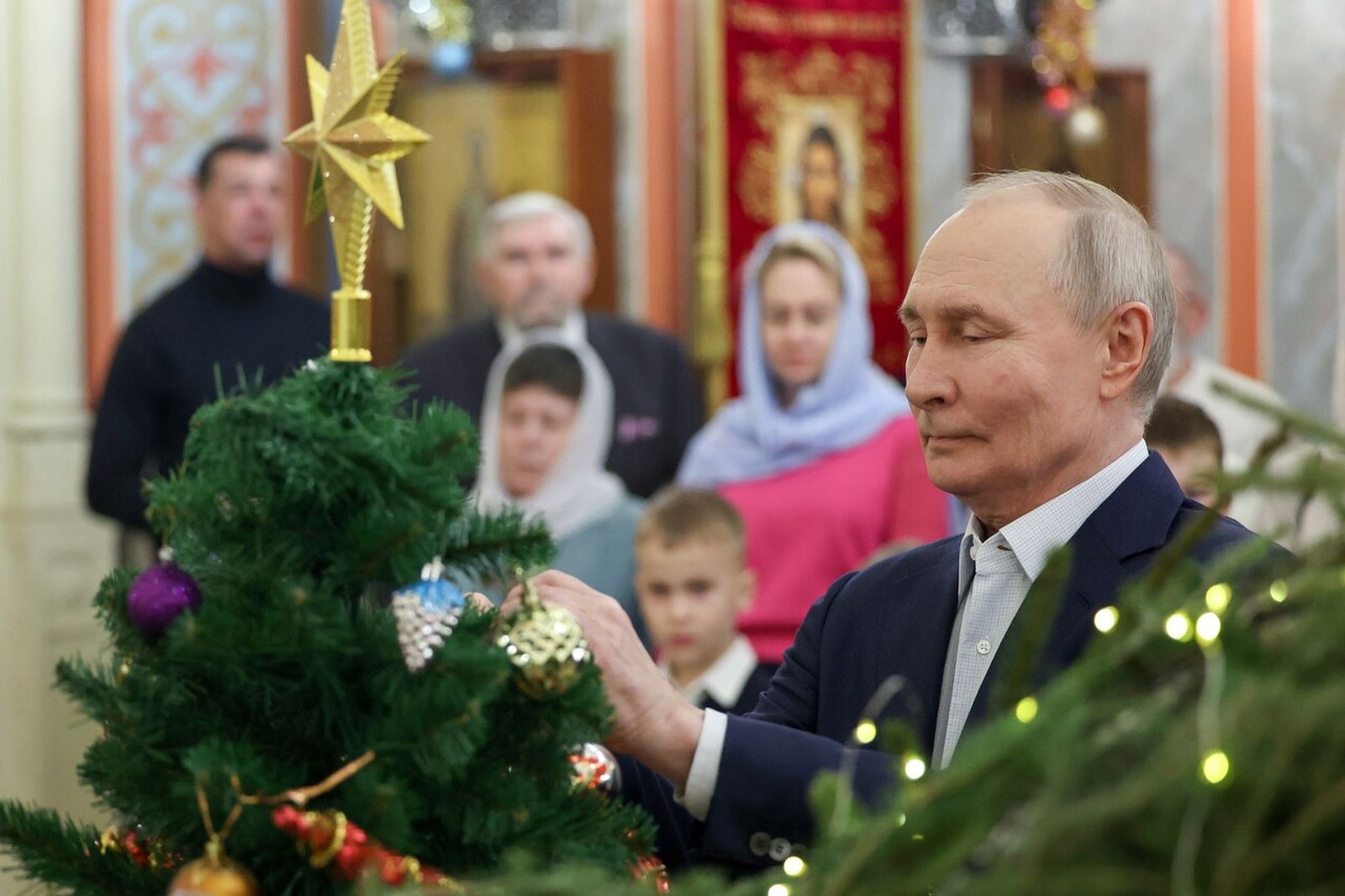 Putin, en la Navidad ortodoxa