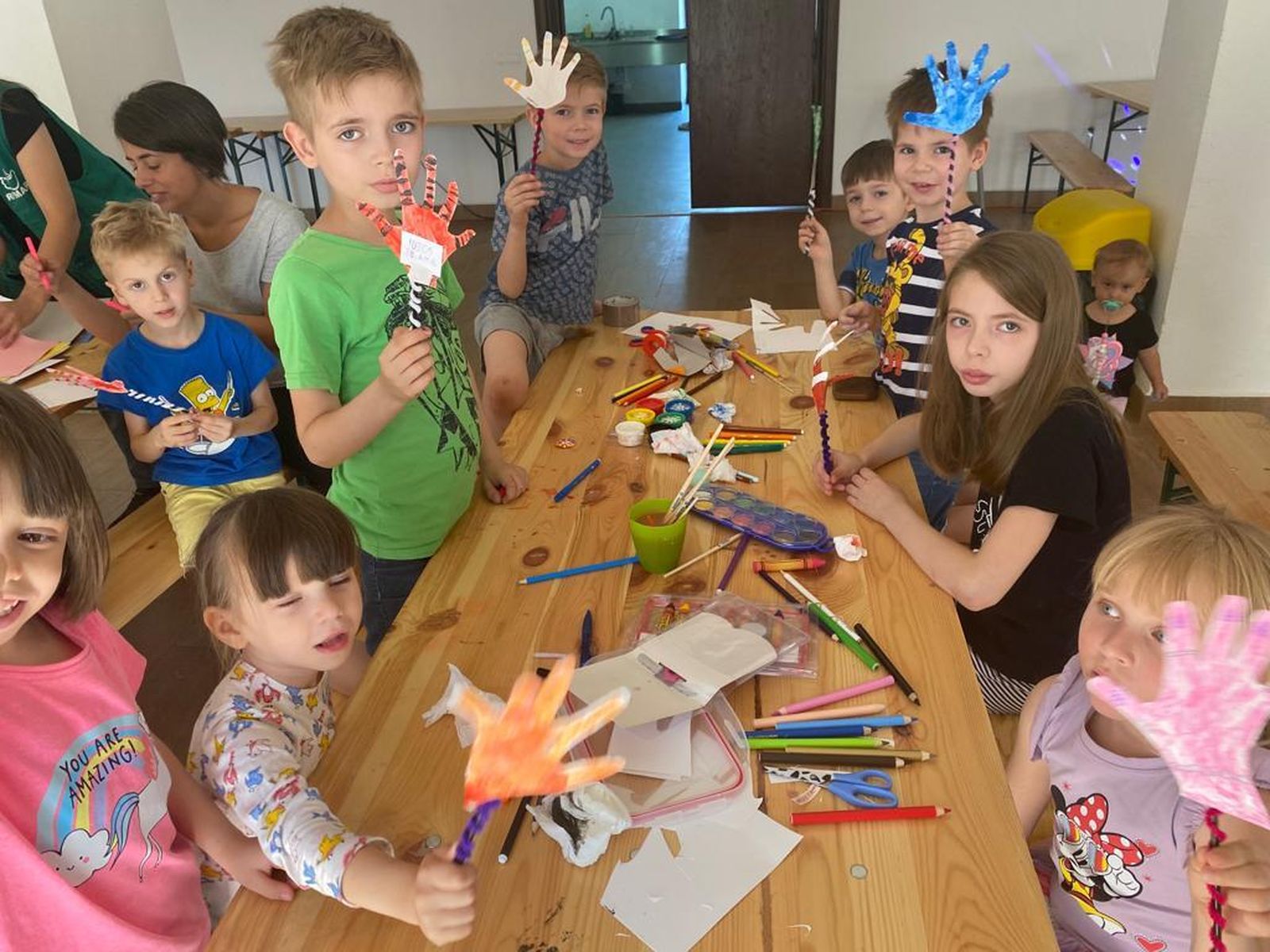 Talleres para menores refugiados