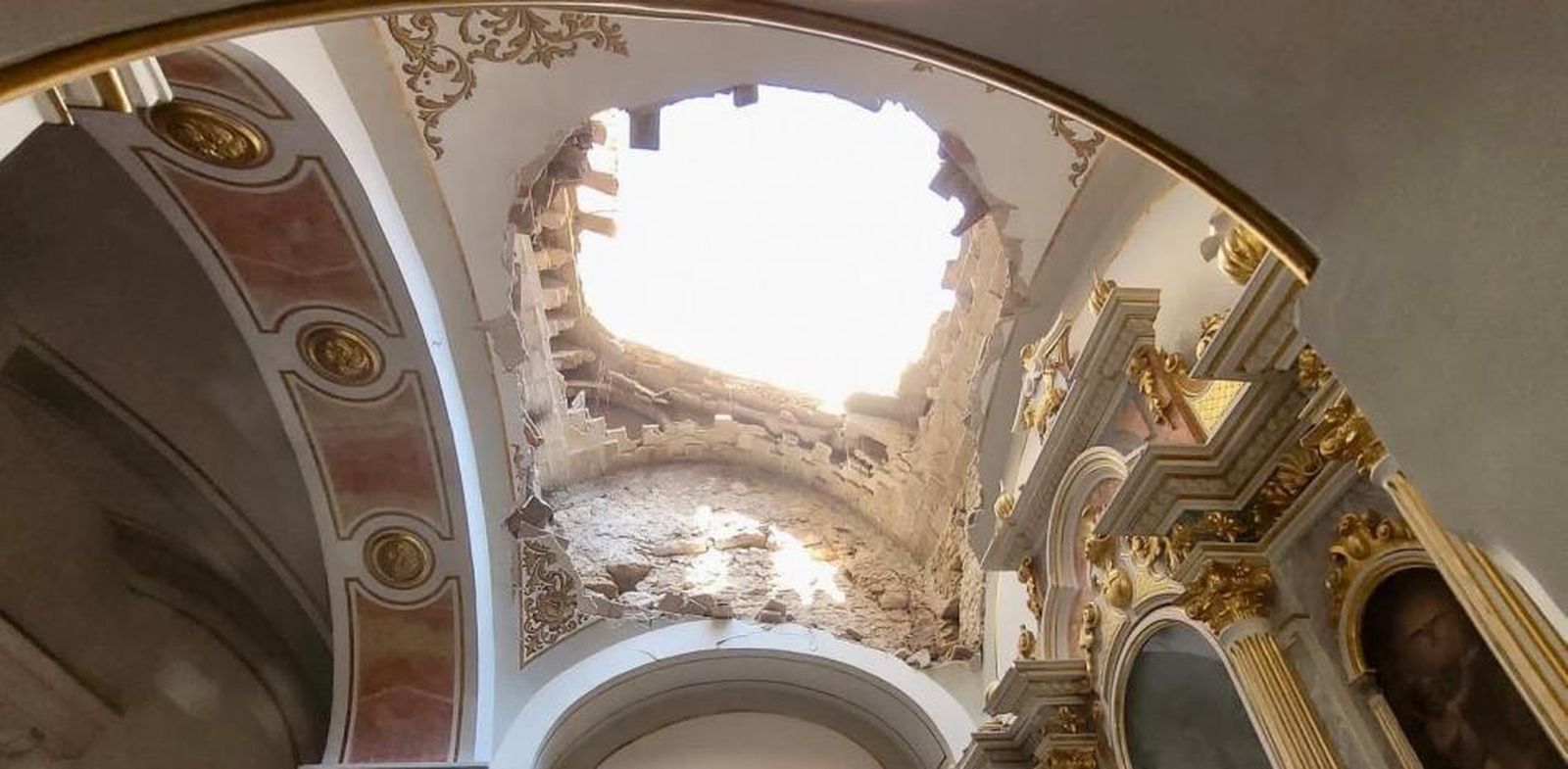 Se derrumba parte de la cúpula de la iglesia Santa María Magdalena de Sollana, Ajuntament de Sollana