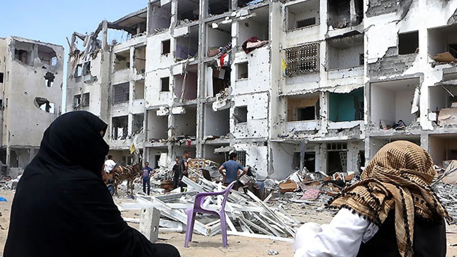 Consecuencias del uso de armas explosivas en zonas pobladas en Gaza