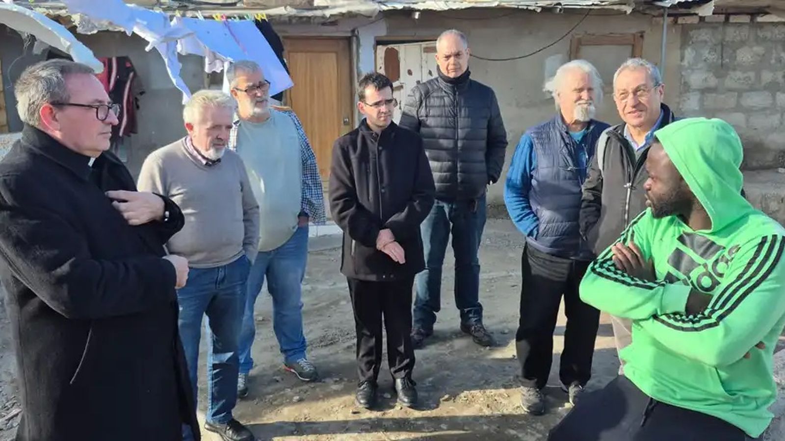  Visita de Pastoral del Trabajo a los asentamientos en Almería