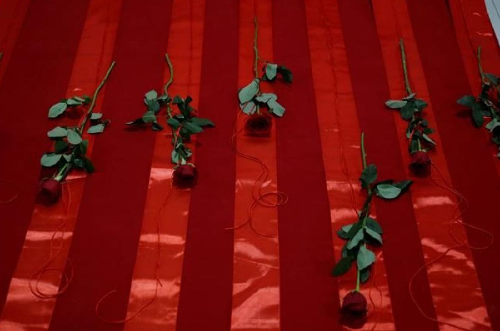 Imagen de la exposición en homenaje a los mártires de la UCA