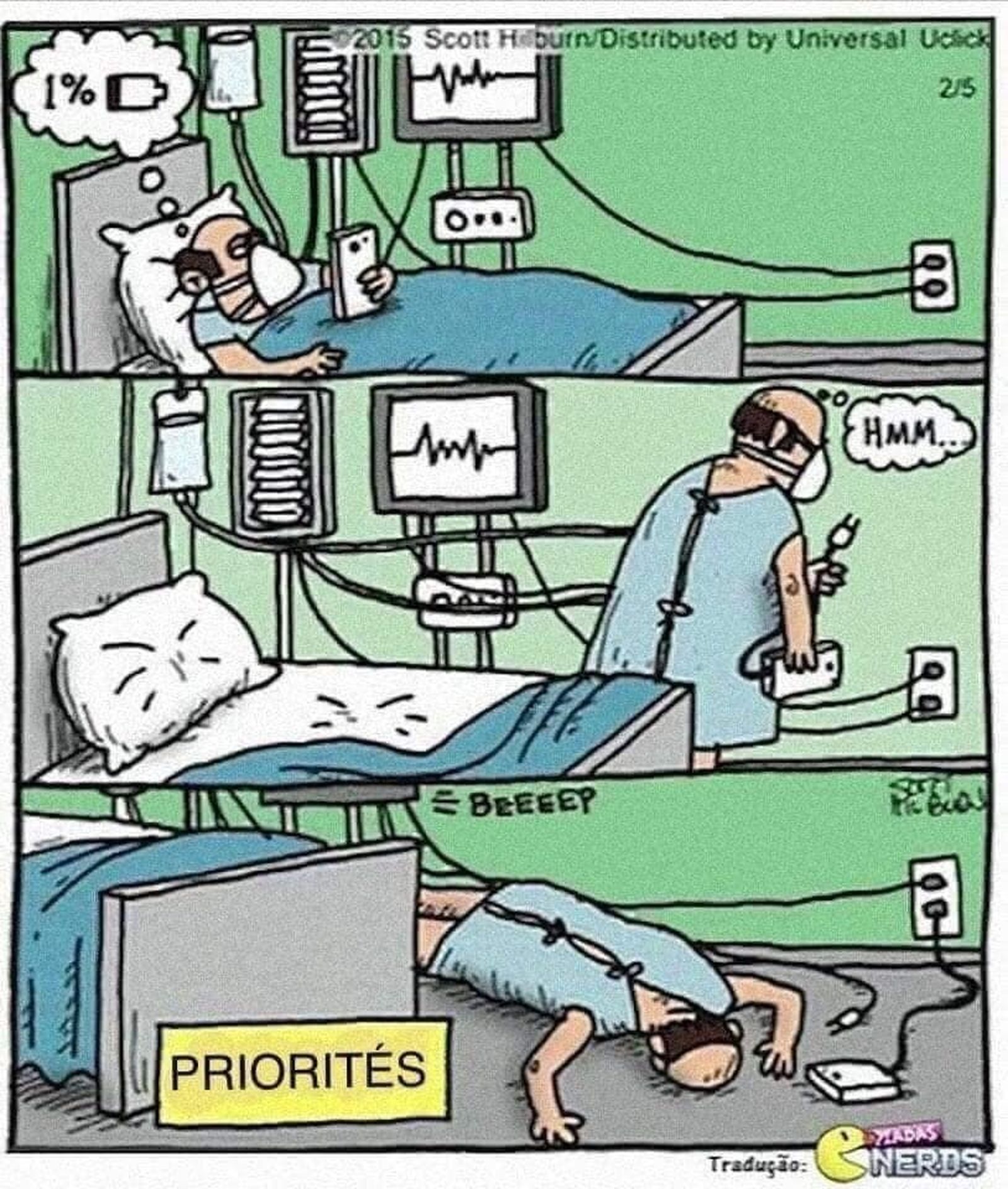 La desesperación por el móvil