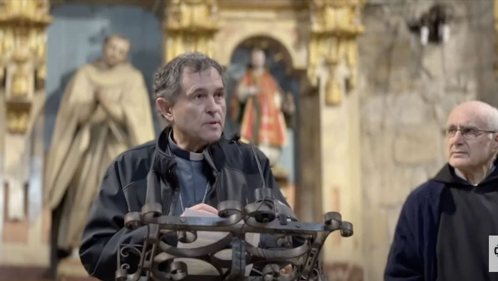 Joseba Segura, en el encuentro por la Paz