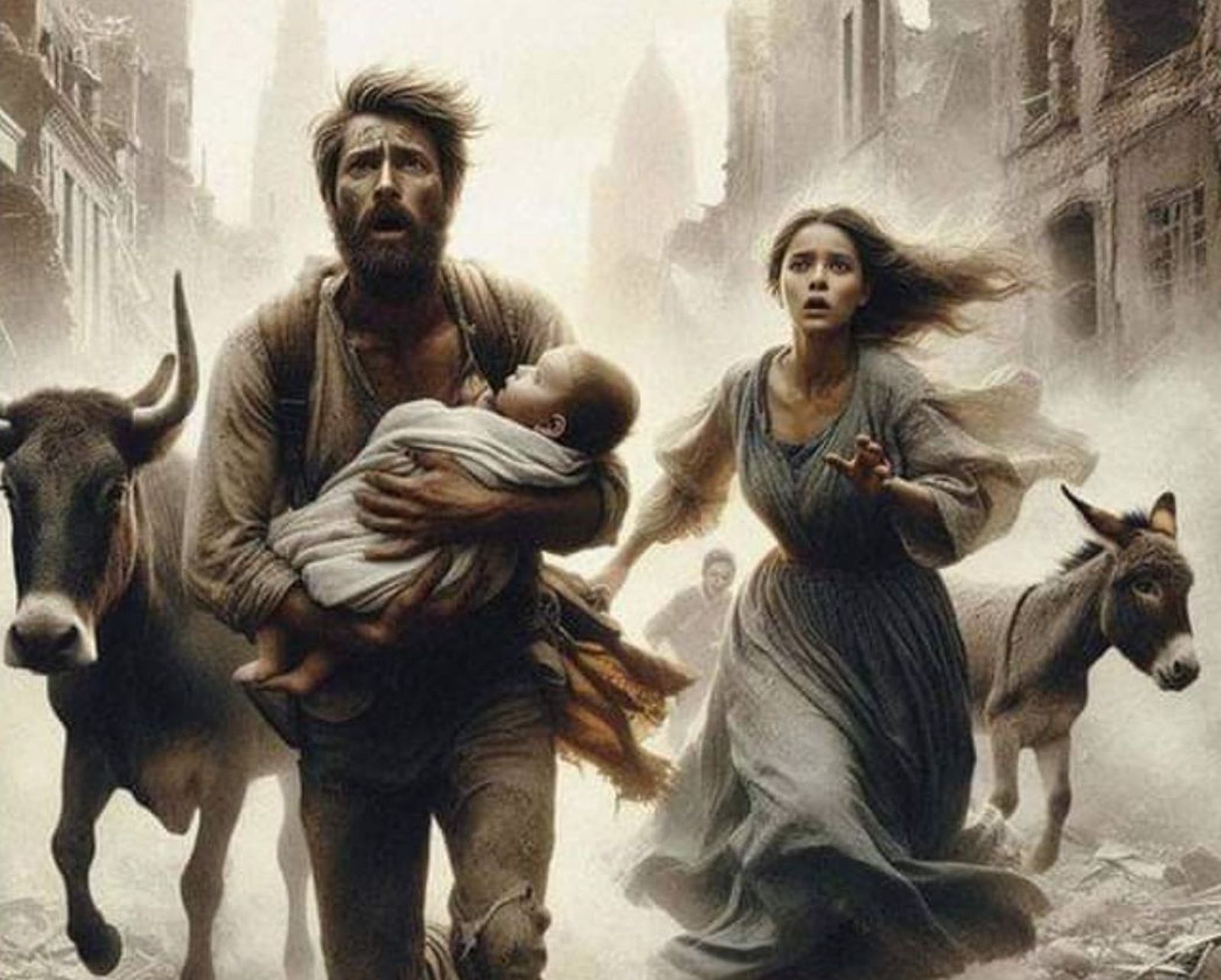 Si naciera hoy, la familia de Nazaret huiría con su hijo...