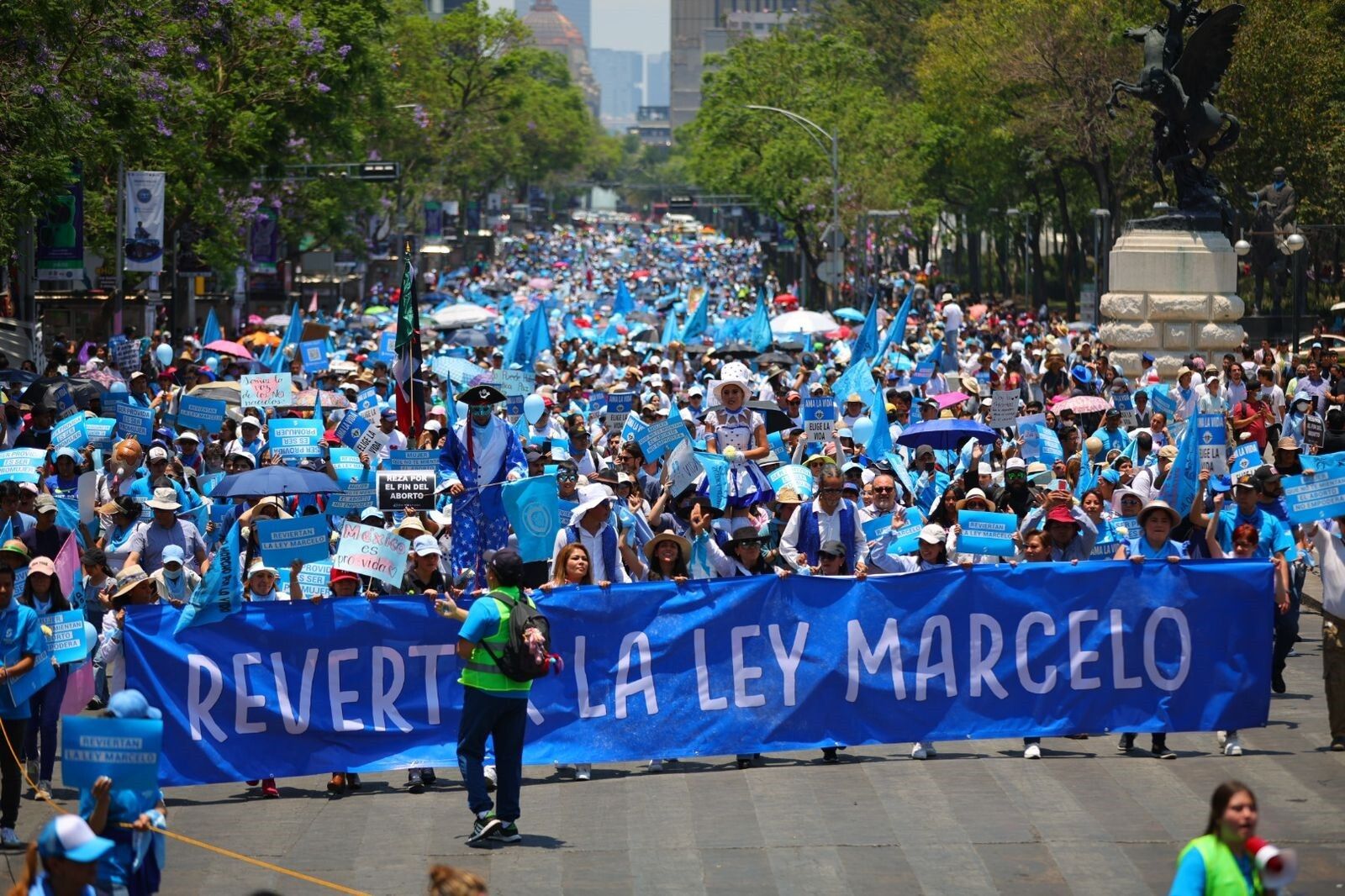Marcha por la vida exige a gobernantes mexicanos  proteger a la mujer embarazada
