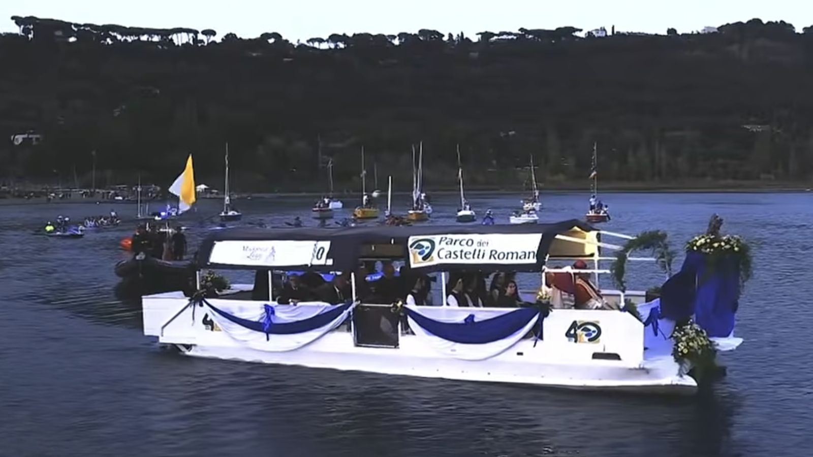 El Papa en el lago Albano