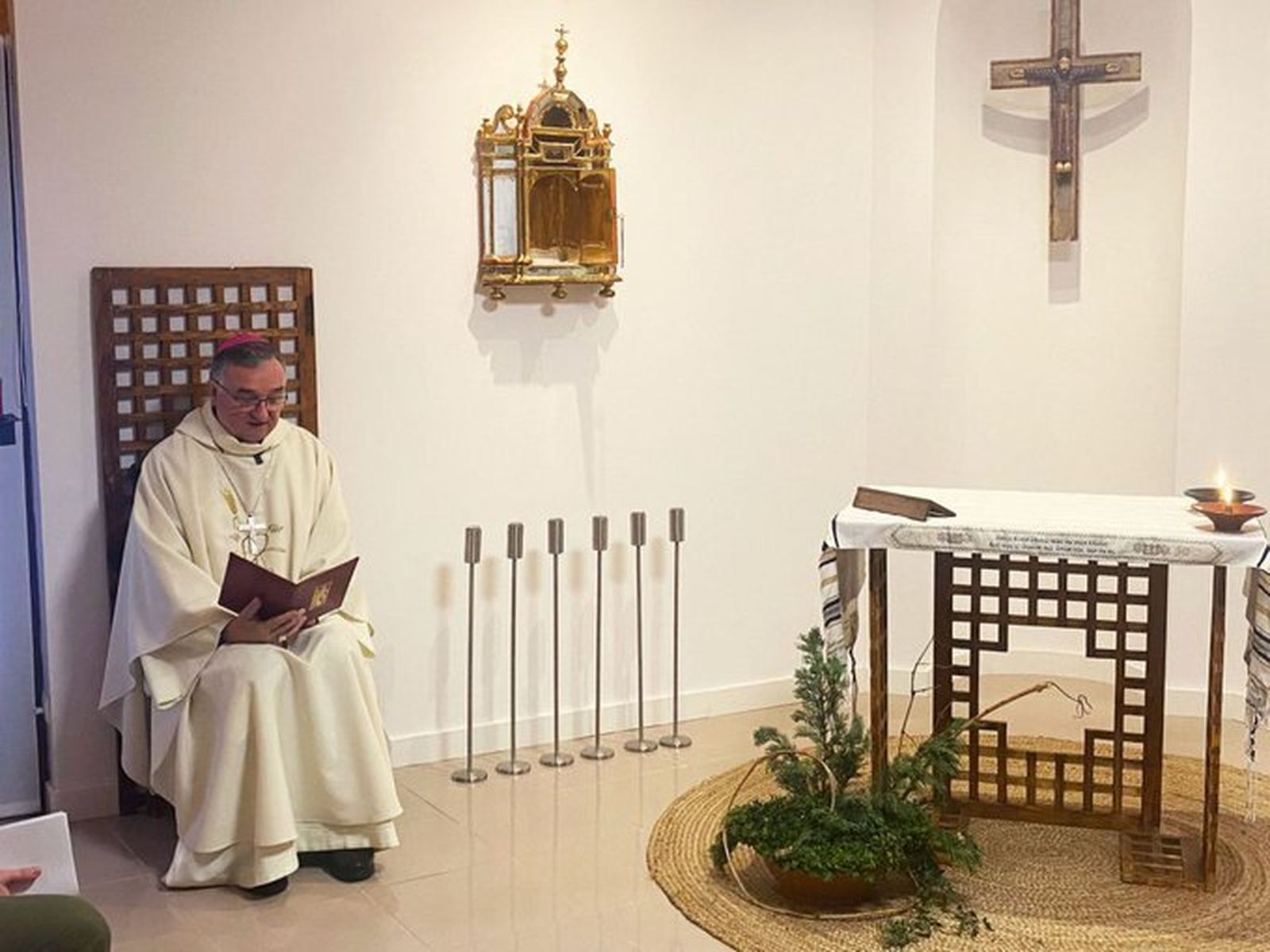 Gómez Cantero, en su capilla