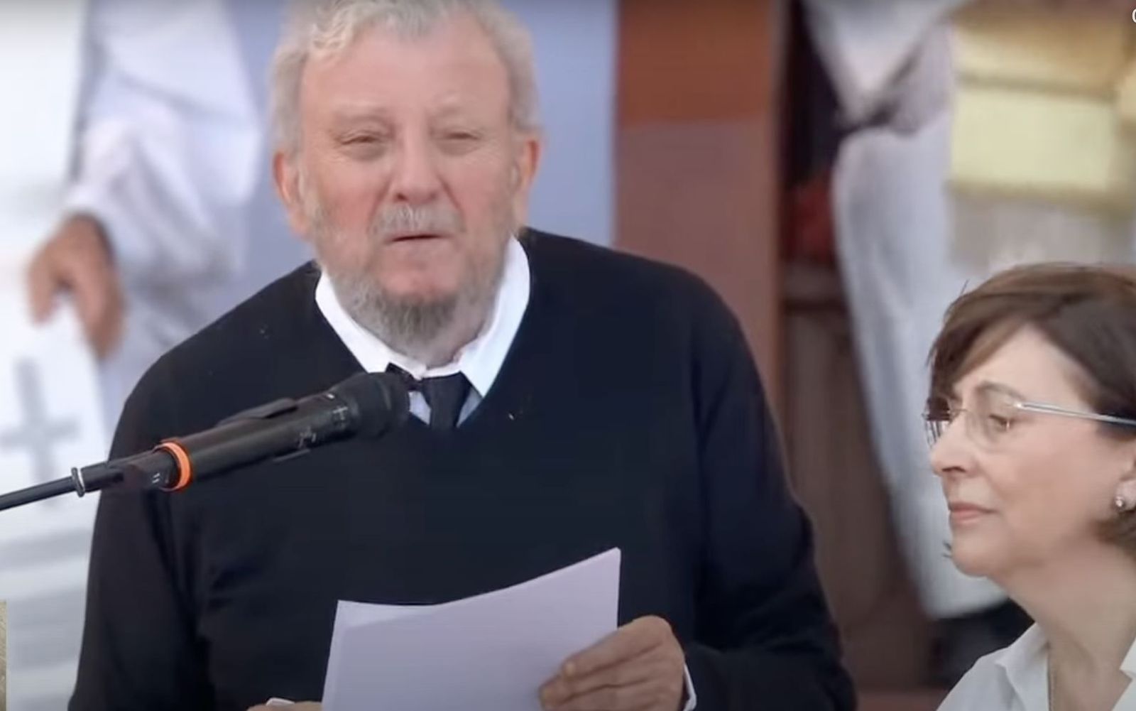 Kiko Argüello, en Tor Vergata