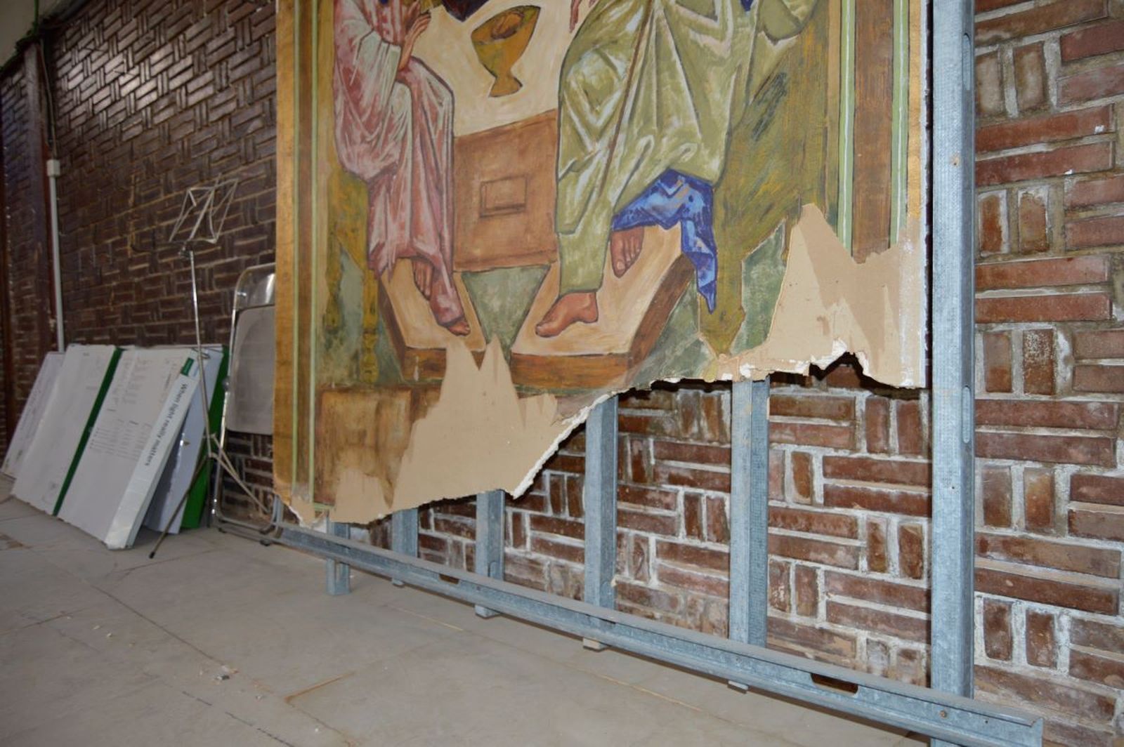 Iglesia de Catarroja tras la dana