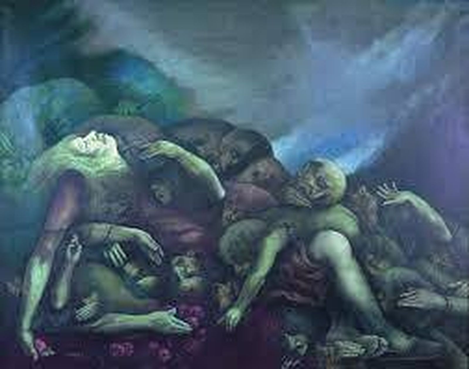 El Sumpul, del pintor Carlos Cañas