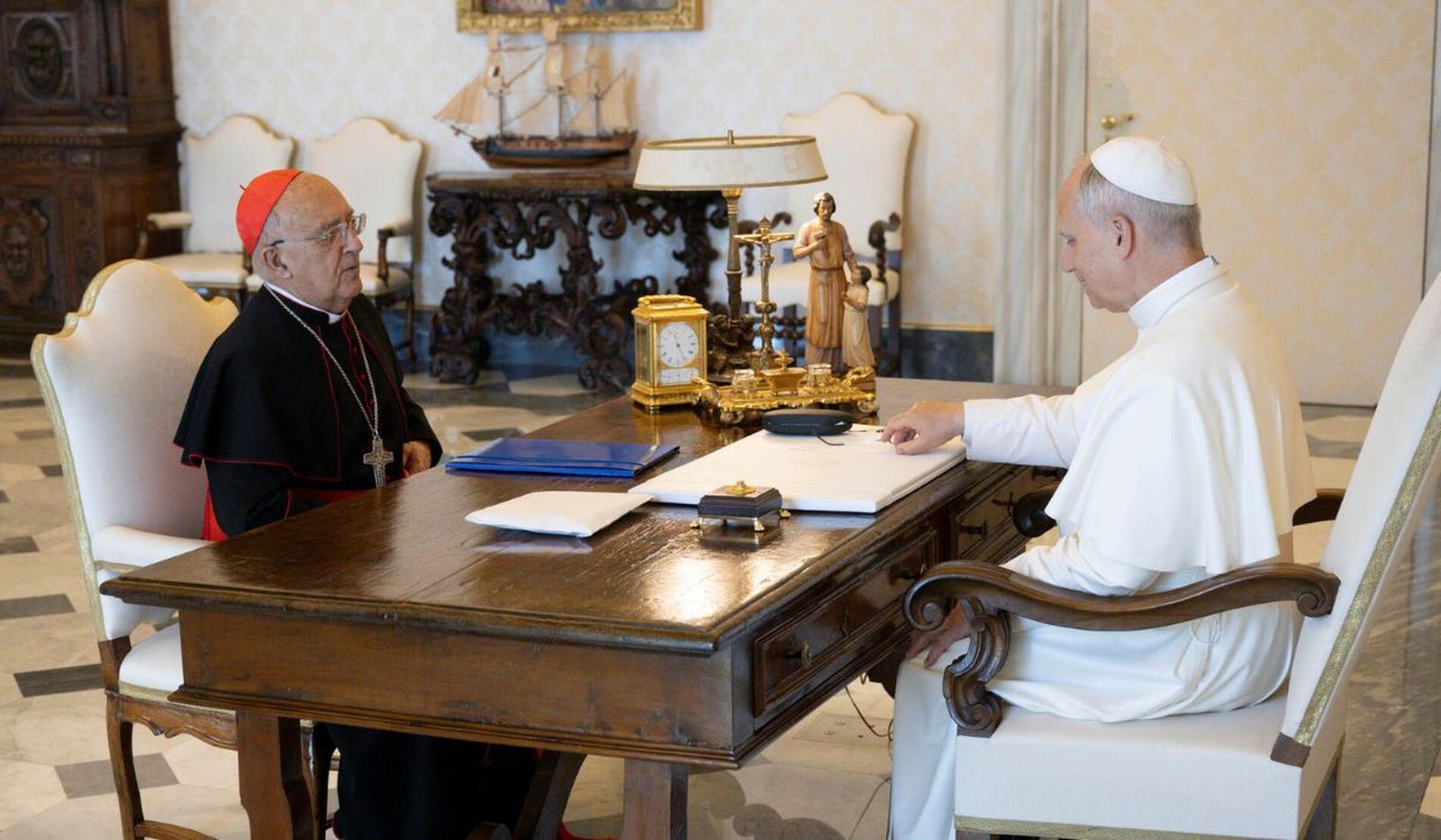 Audiencia de León XIV al cardenal Barreto
