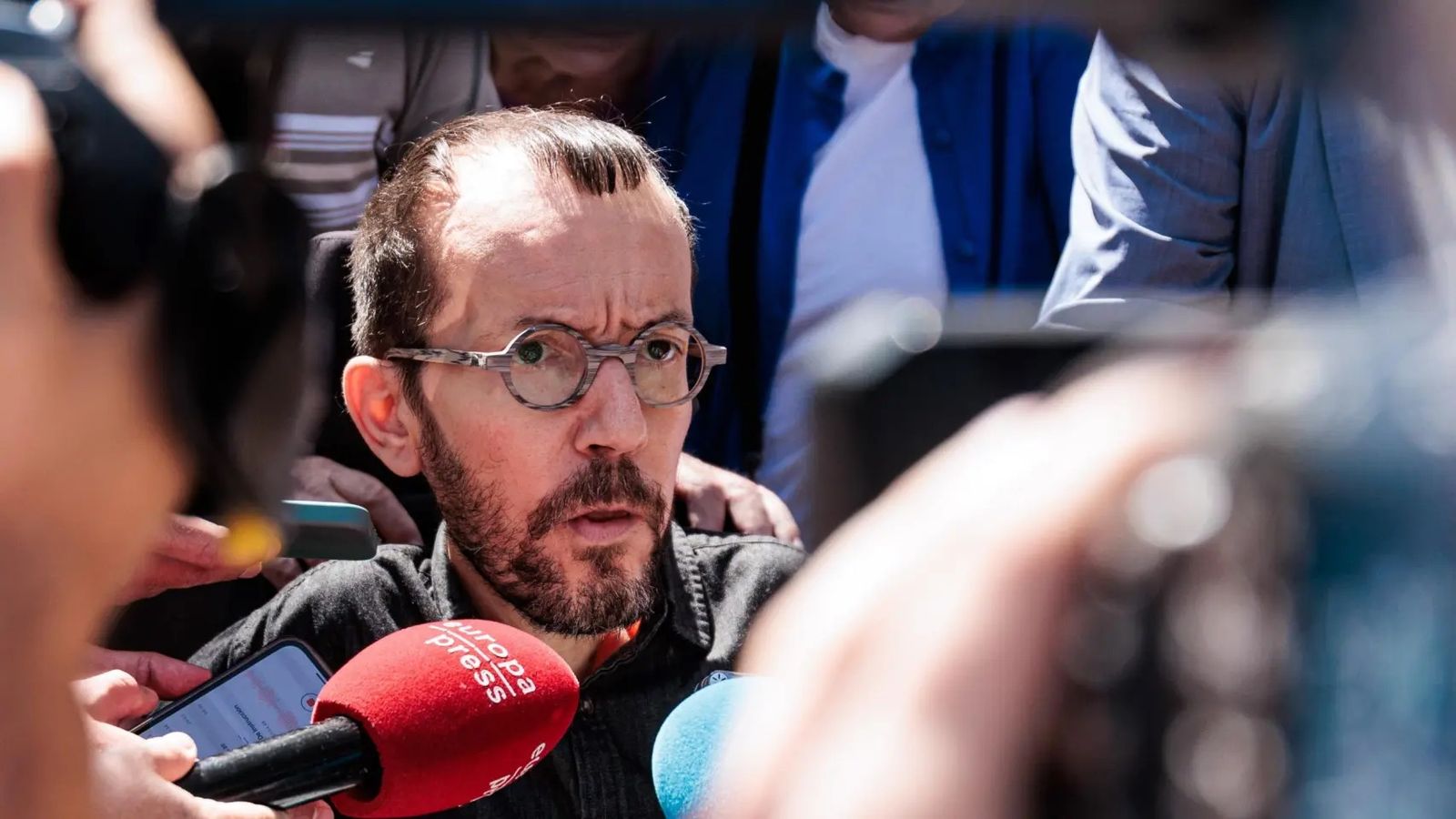 Echenique, el día de su declaración como investigado por estos hechos