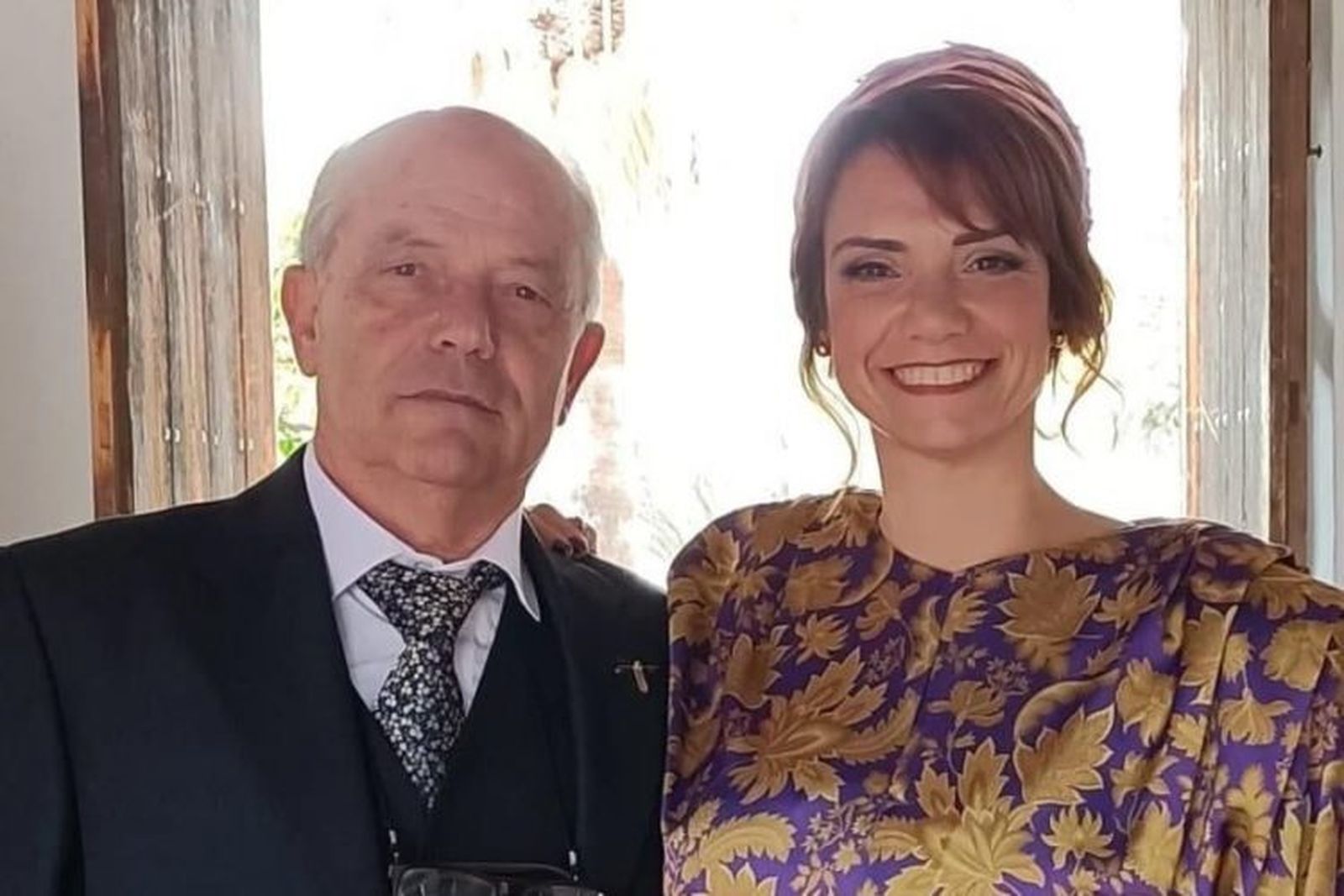 Diego Valencia y su hija, Ana Beatriz