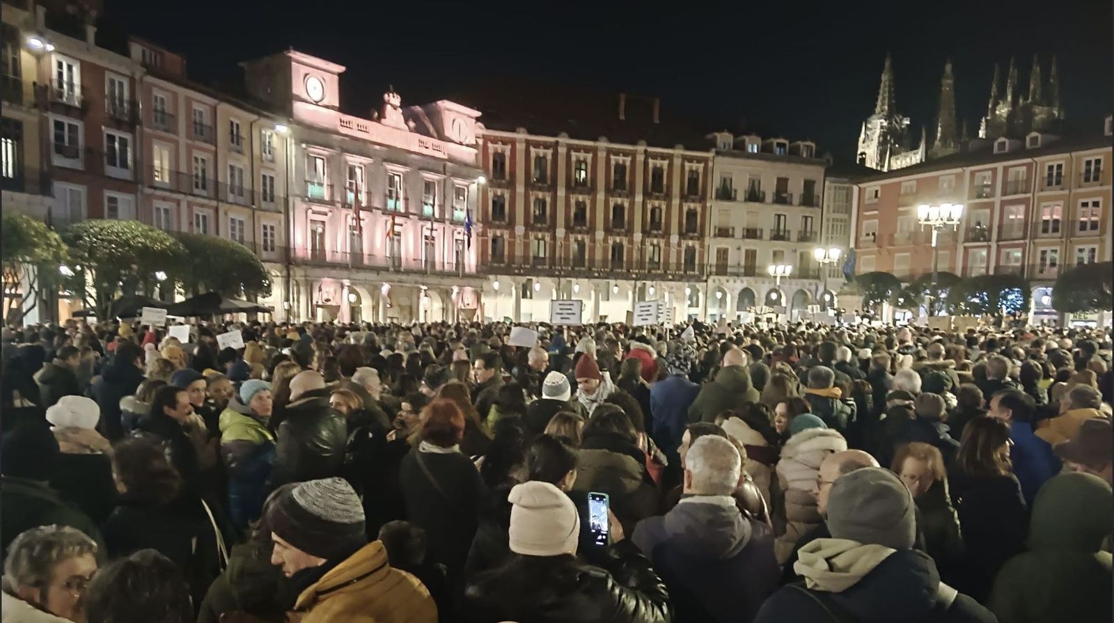 Manifestación en Burgos