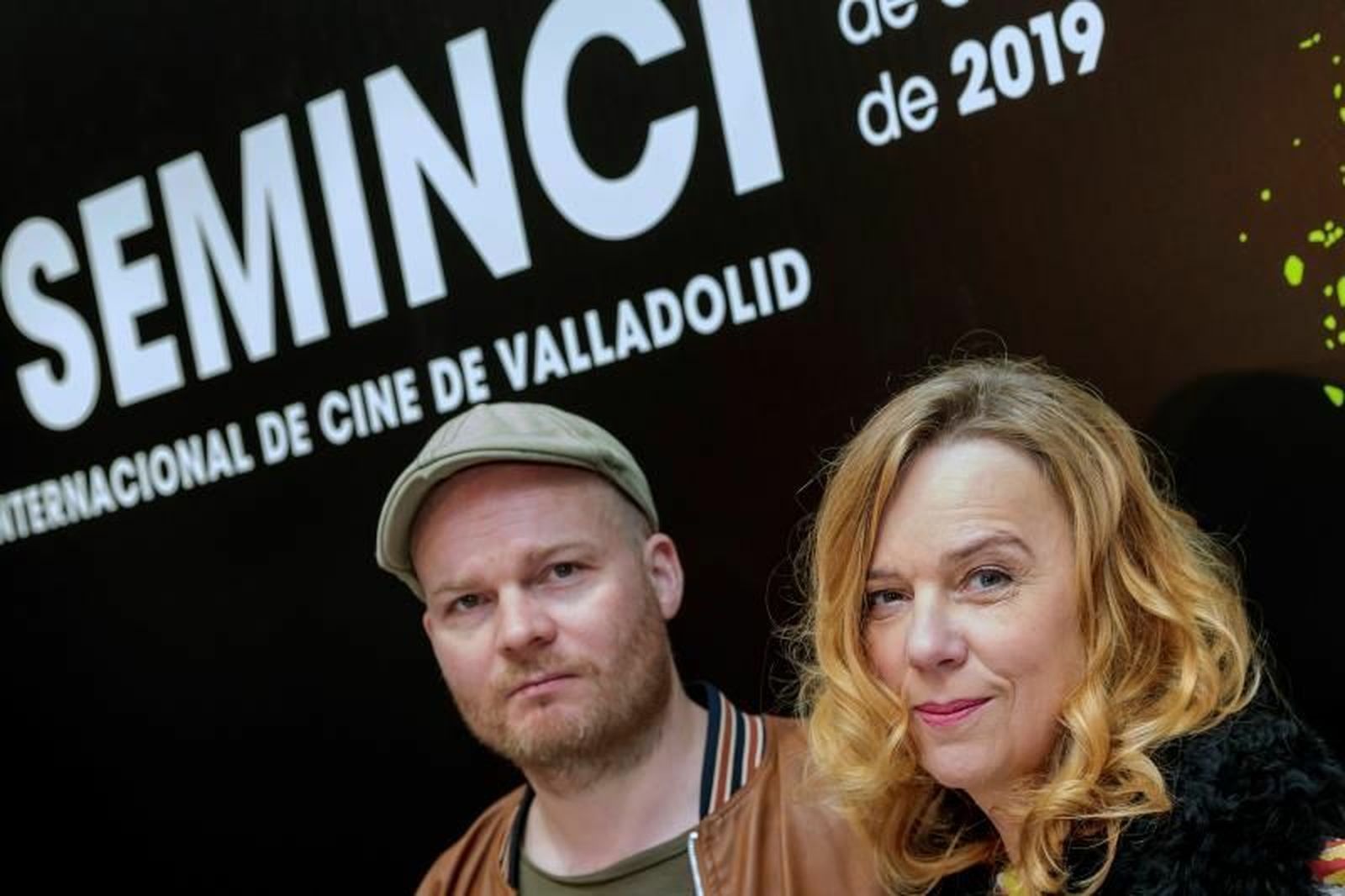 El director islandés Grímur Hákonarson y la actriz Arndis Egisldottir