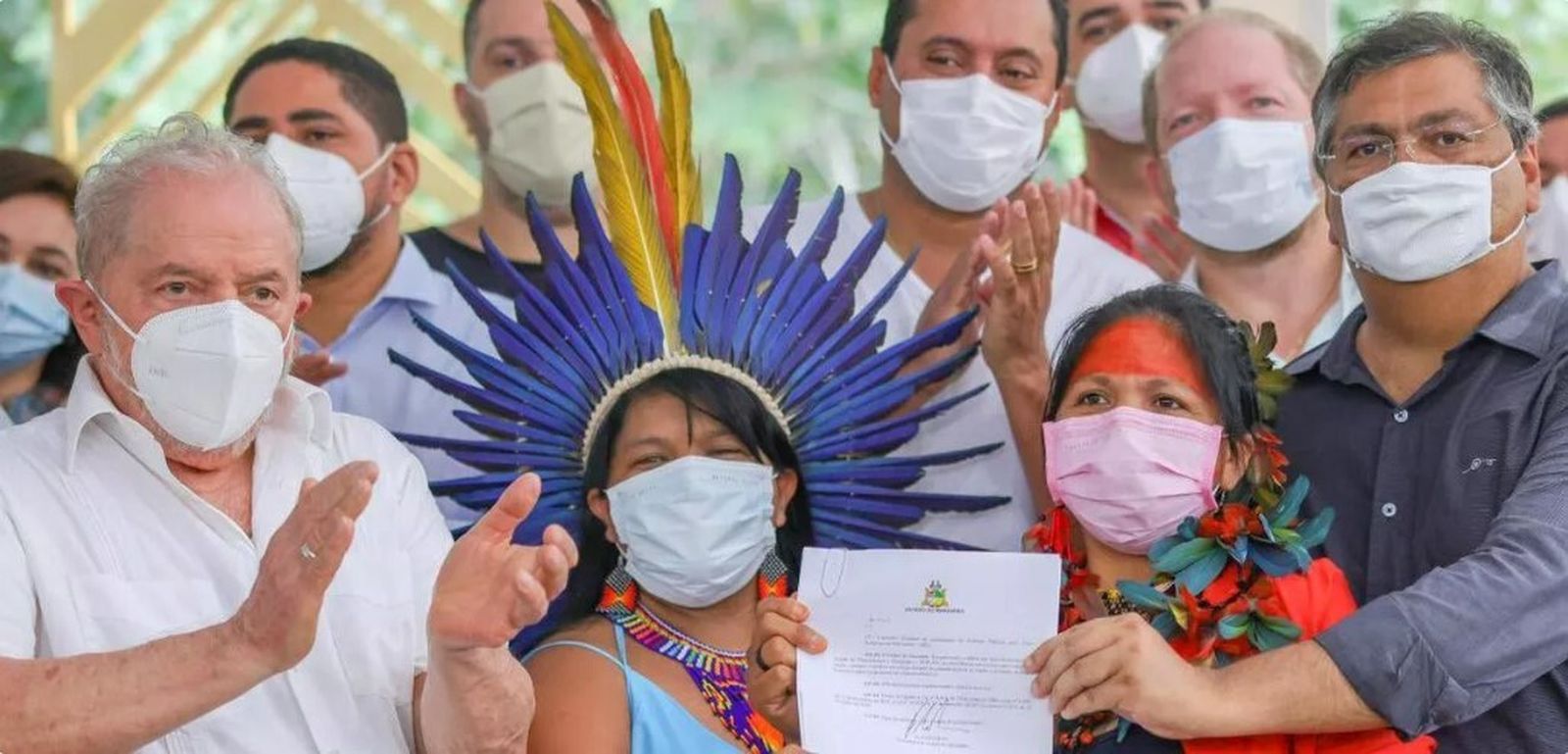 Lula con los pueblos indígenas