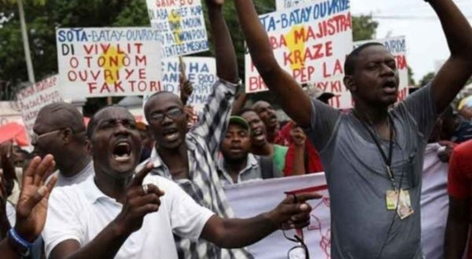Protestas en Haití