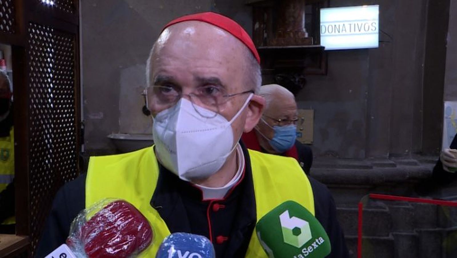 El cardenal Osoro, hoy en San Antón