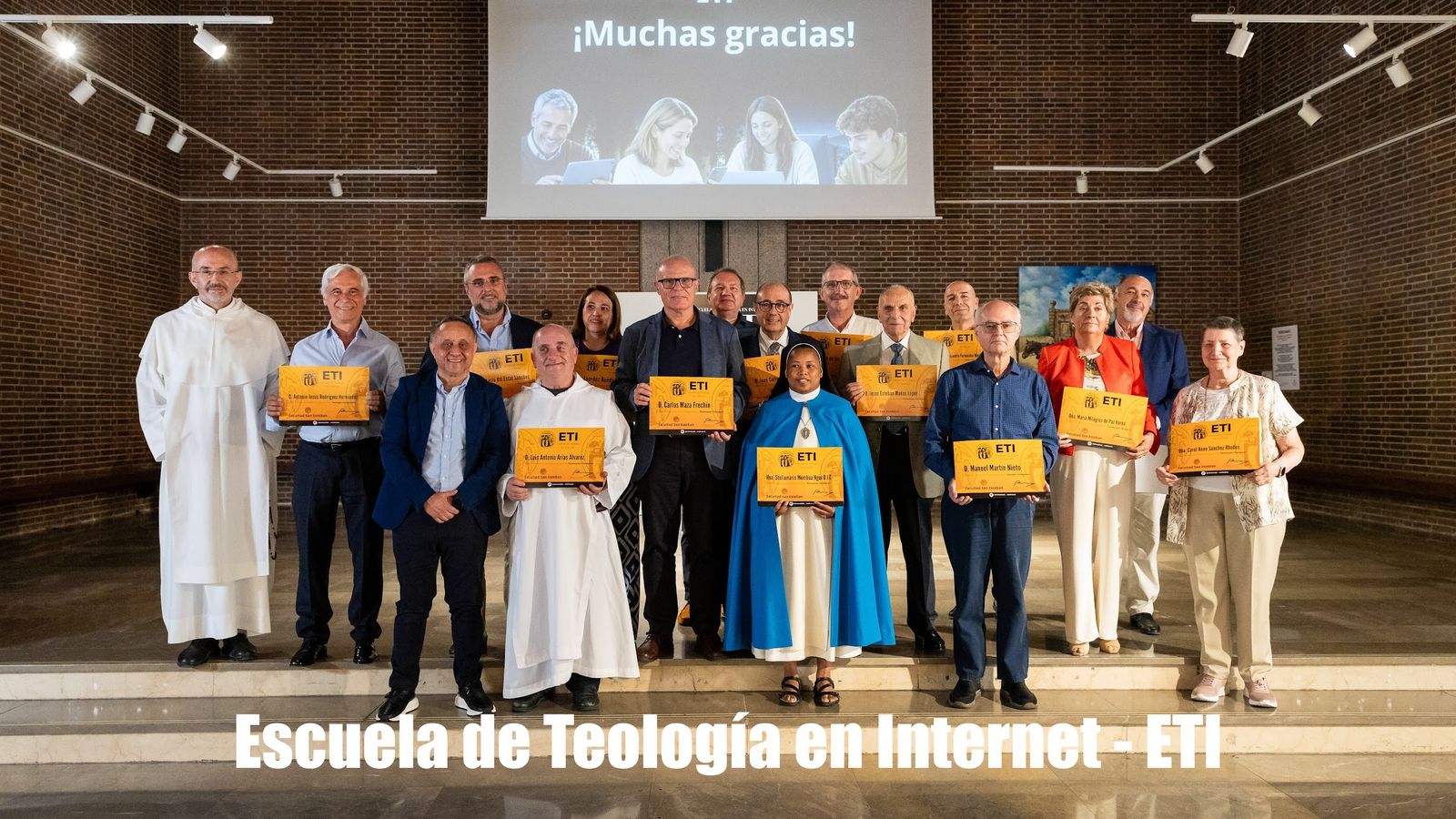 Estudiantes del a Escuela de Teología en Internet de los Dominicos