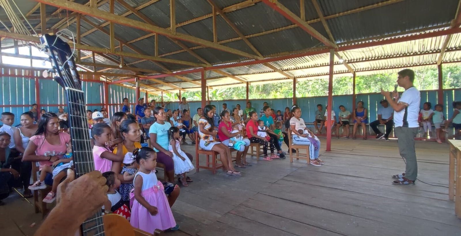 Celebración del pueblo yahua