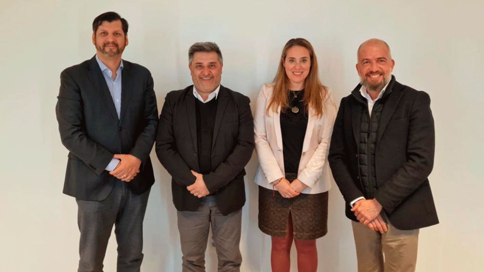 Juan José Echevarría, Juan Pedro Castellano, Nuria Alonso Martínez-Losa e Ignacio Fernández, director de la Fundación RACE