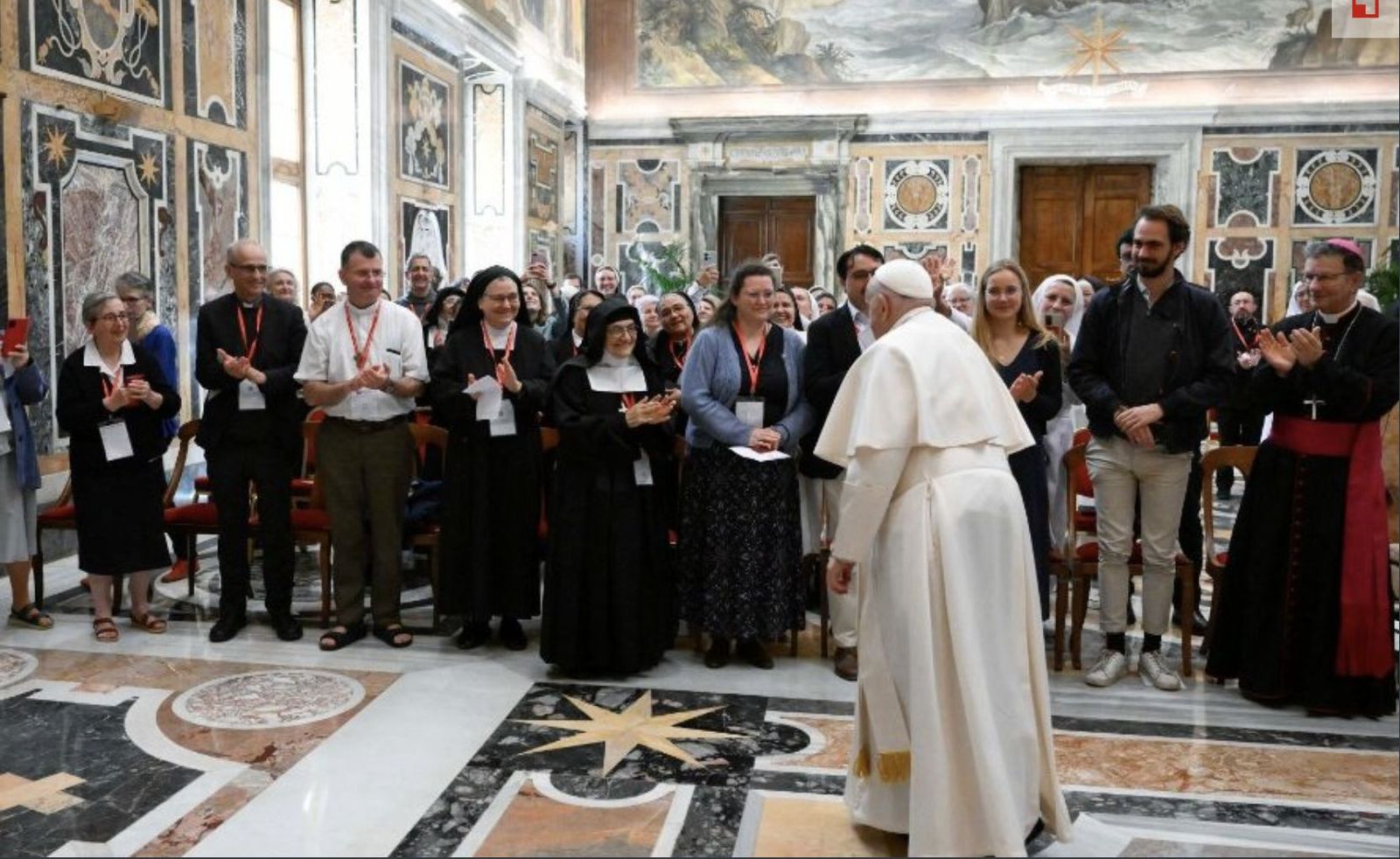 El papa en la audiencia