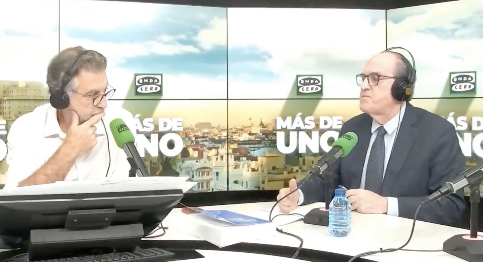 Ángel Gabilondo, con Carlos Alsina