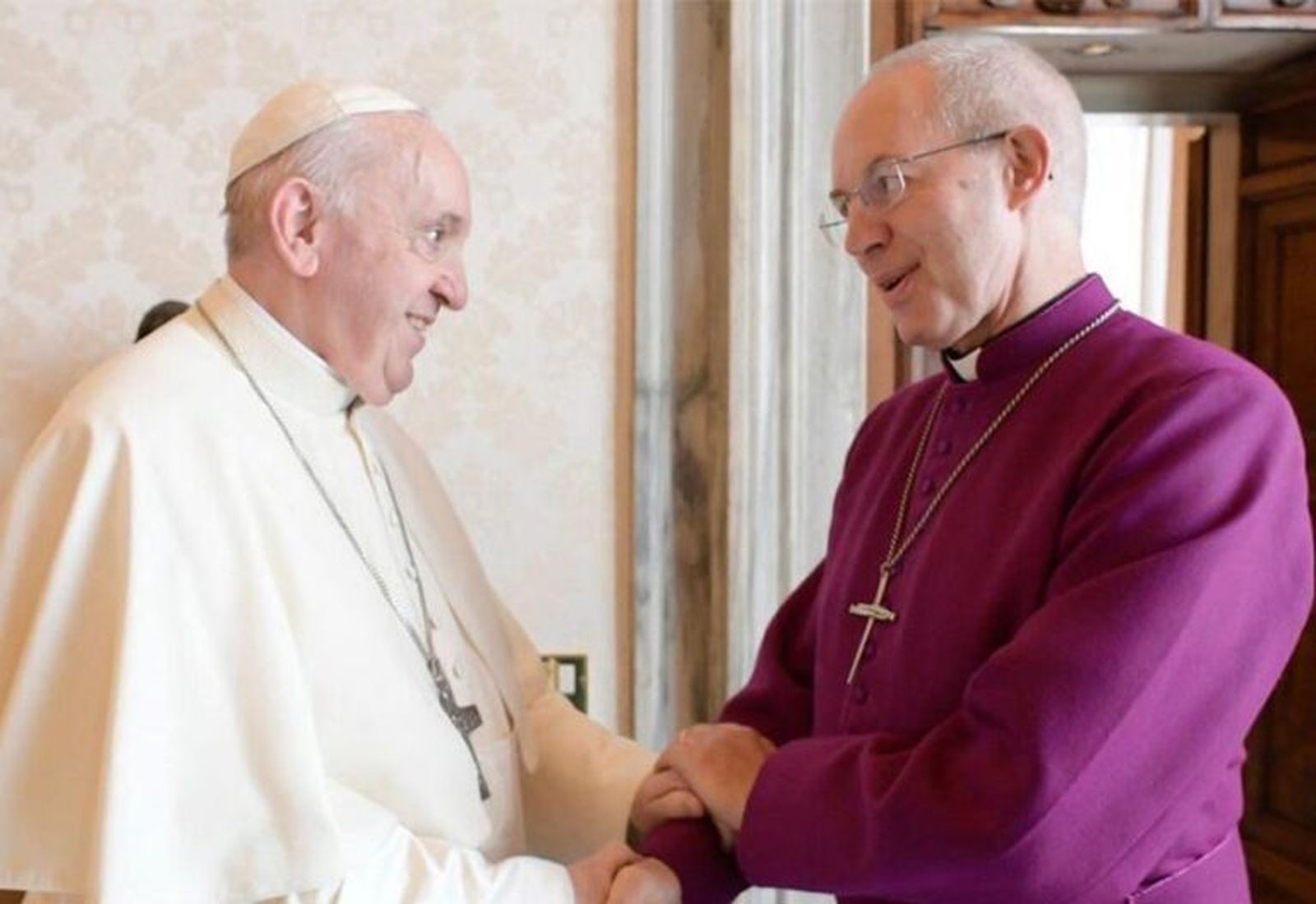 Francisco y el arzobispo de Canterbury-