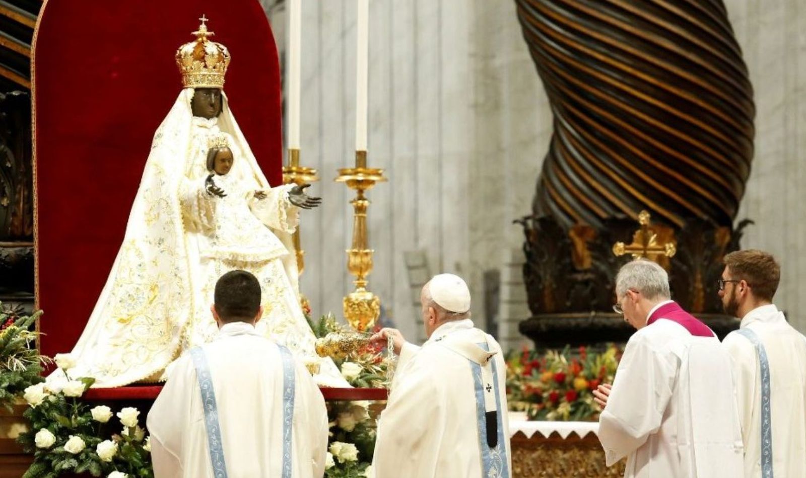 El Papa, en año nuevo