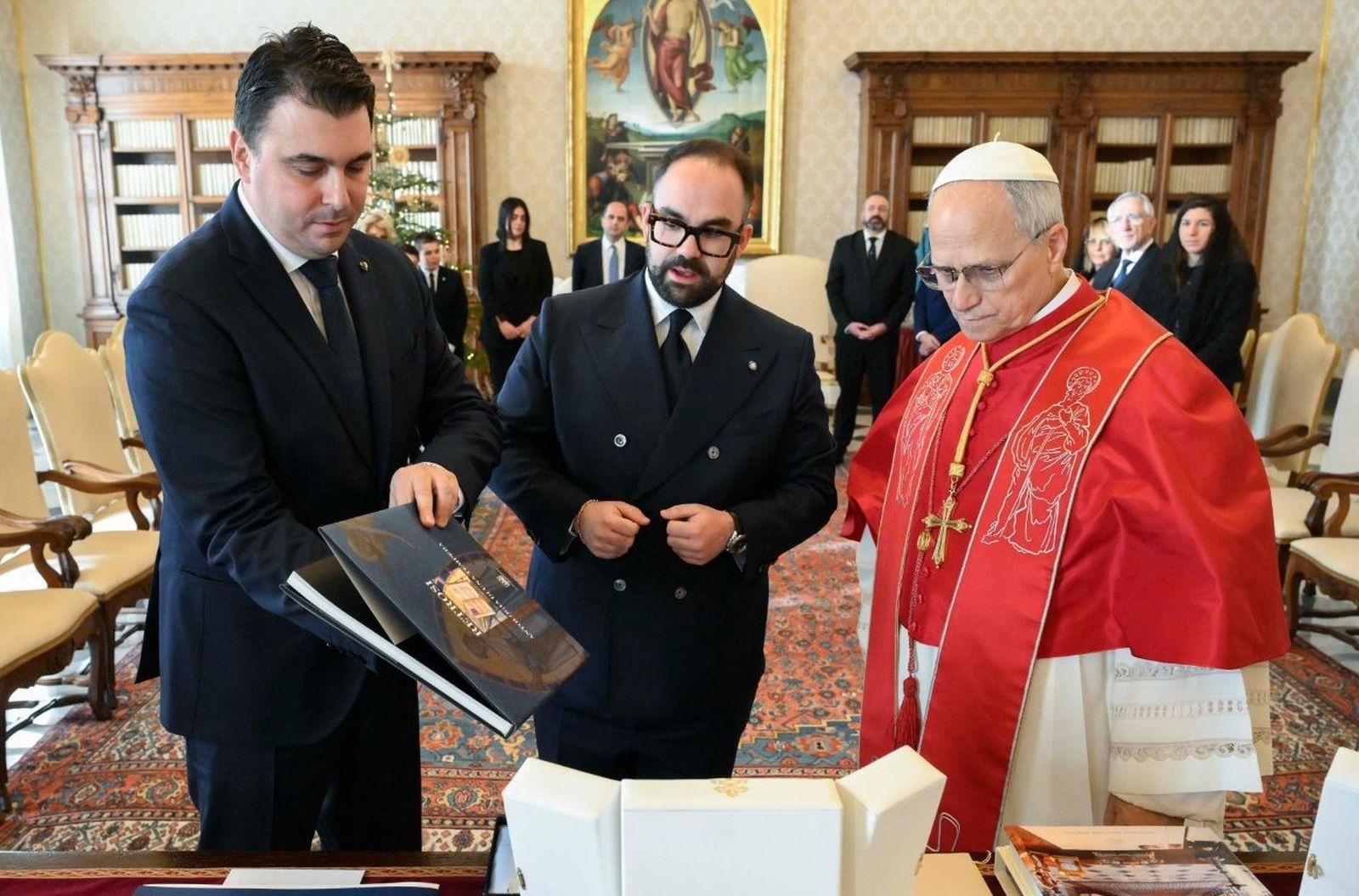 El Papa, en la audiencia del pasado enero a los capitanes regentes