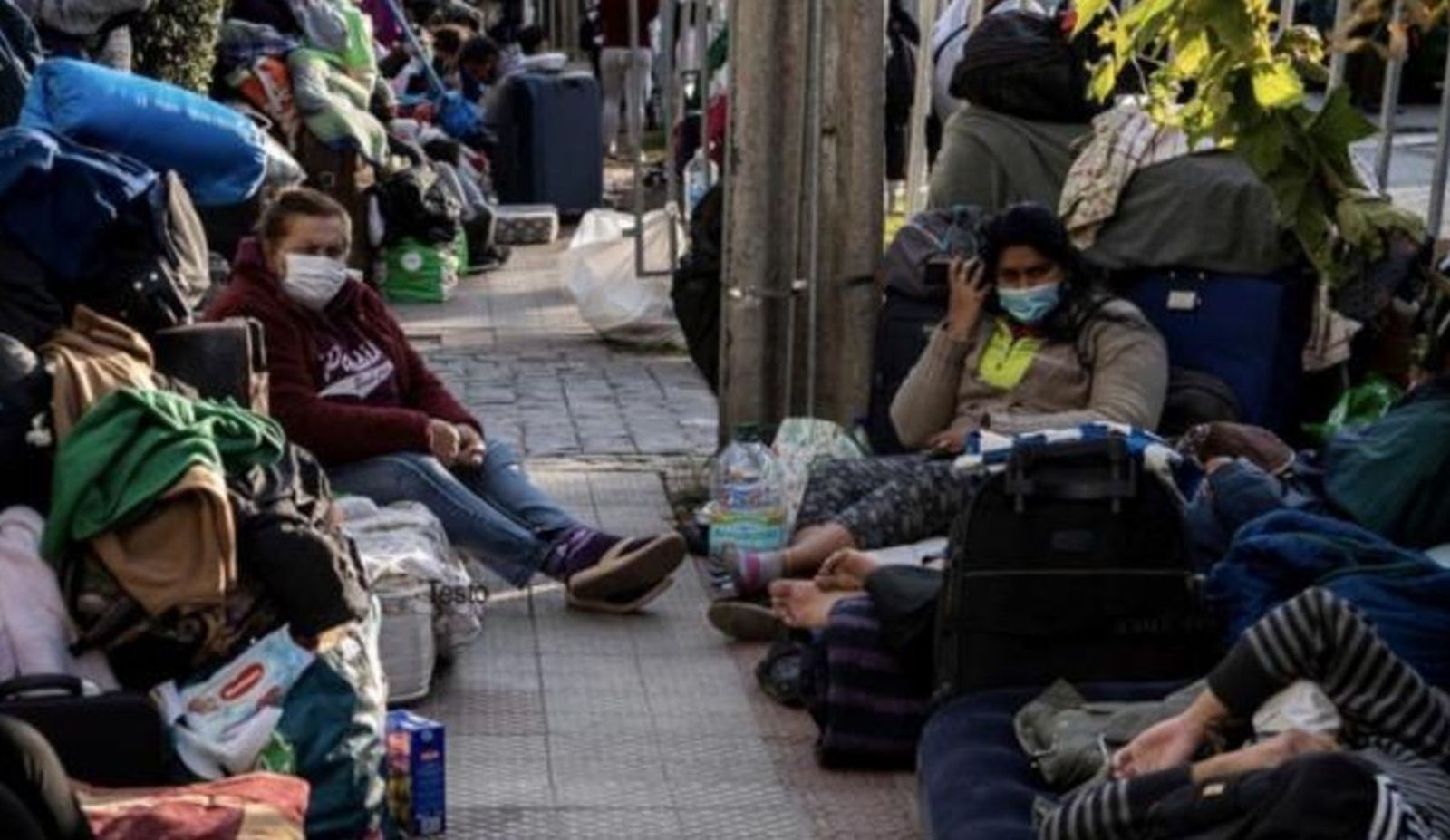 Los vulnerables de la emergencia en Chile