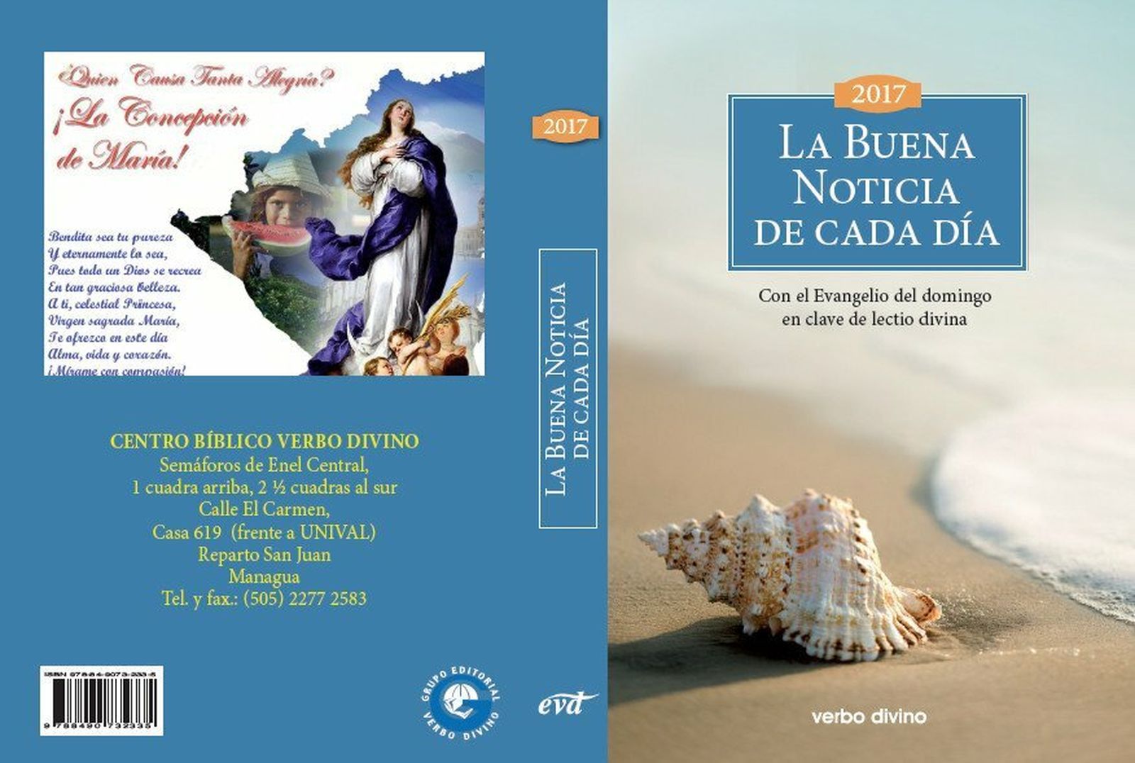 Una de las posibilidades de portada de Verbo Divino