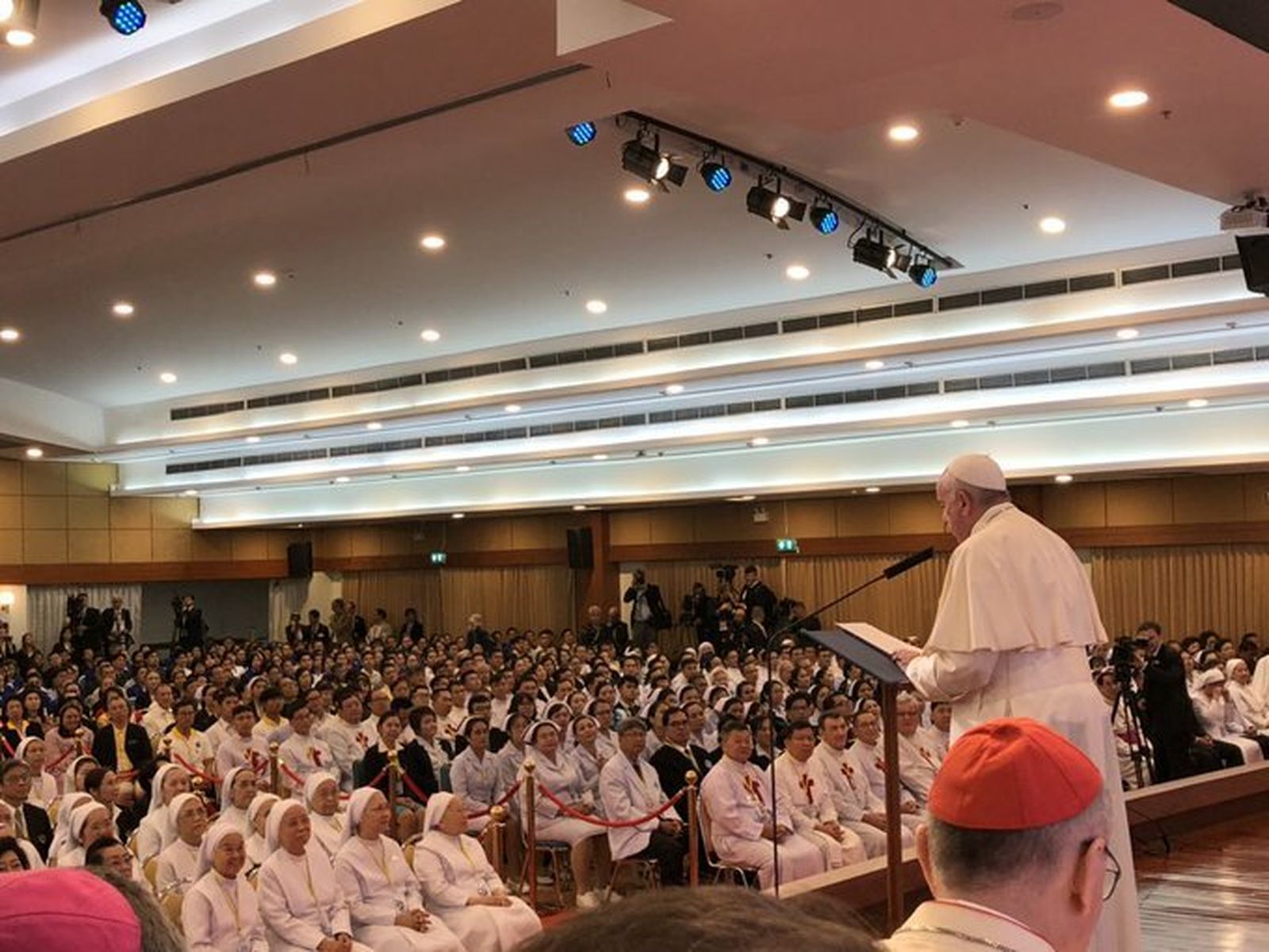 Discurso del Papa en el hospital