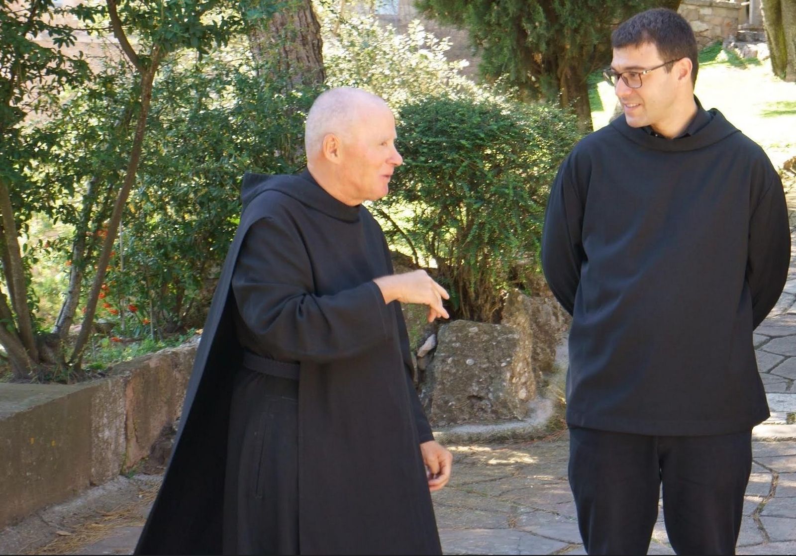 Josep Antoni Díaz y el maestro de novicios