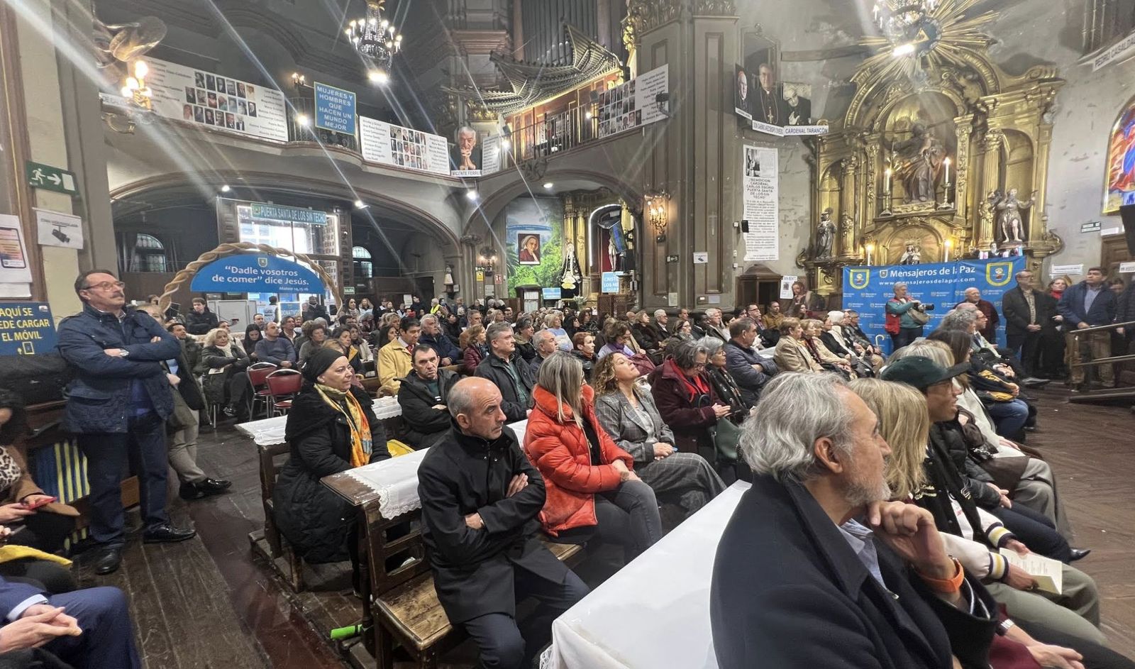 La Iglesia en el cumple del Padre Ángel