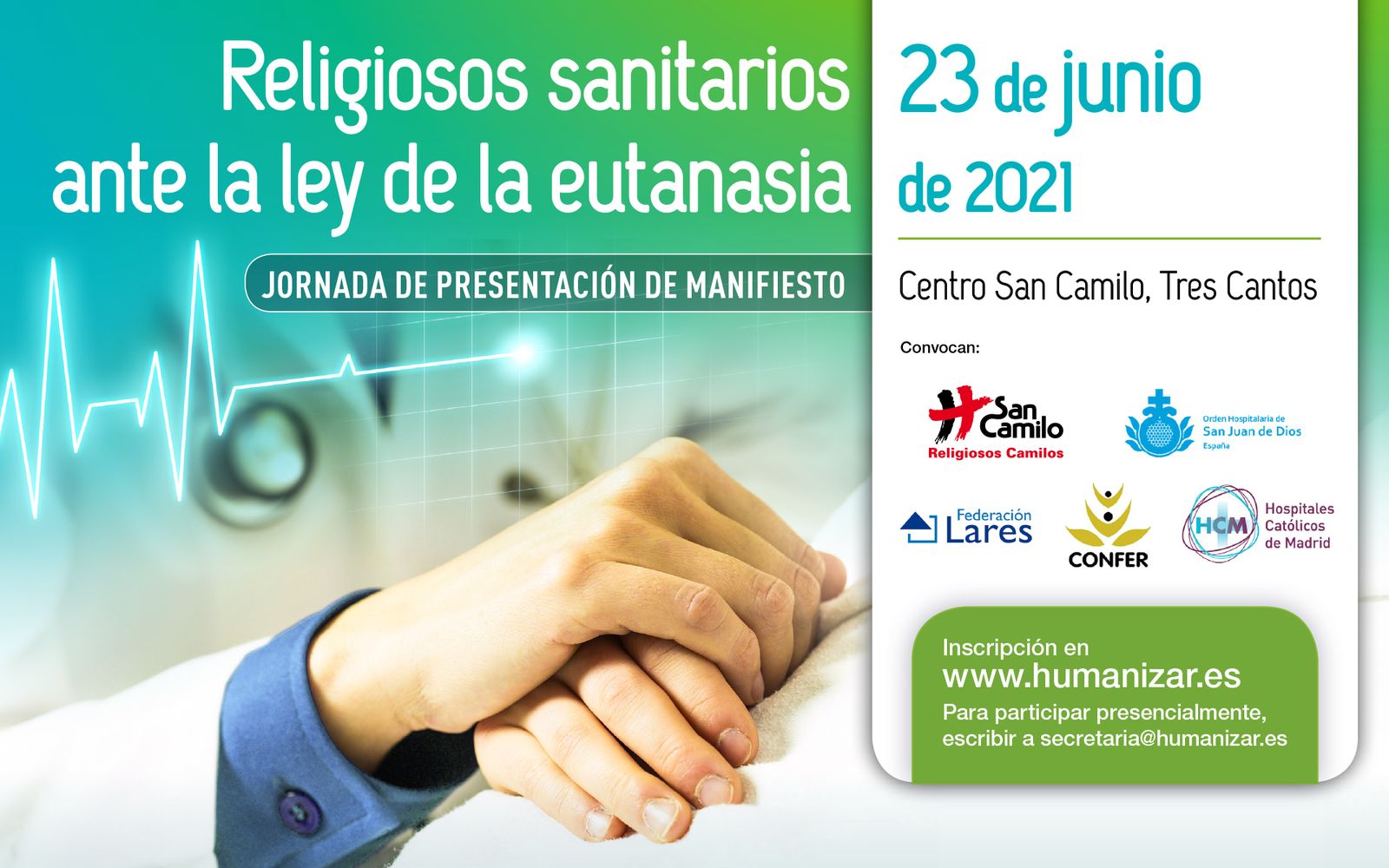 Religiosos sanitarios convocan una jornada para presentar su postura