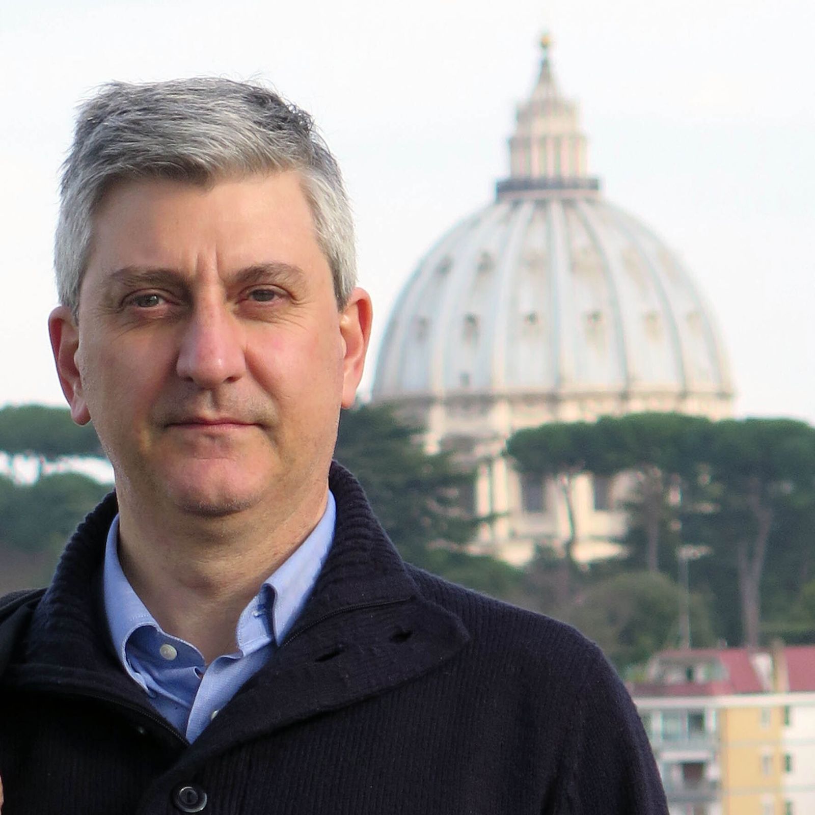 Saverio Gaeta, en el Vaticano