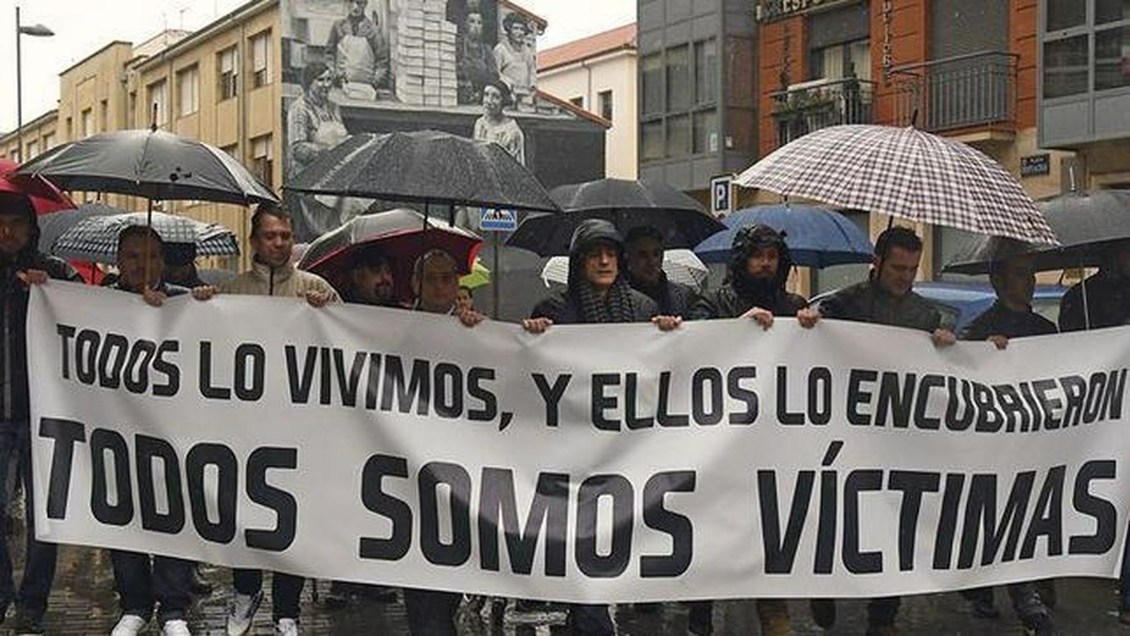 Protesta contra los encubrimientos de abusos en Astorga
