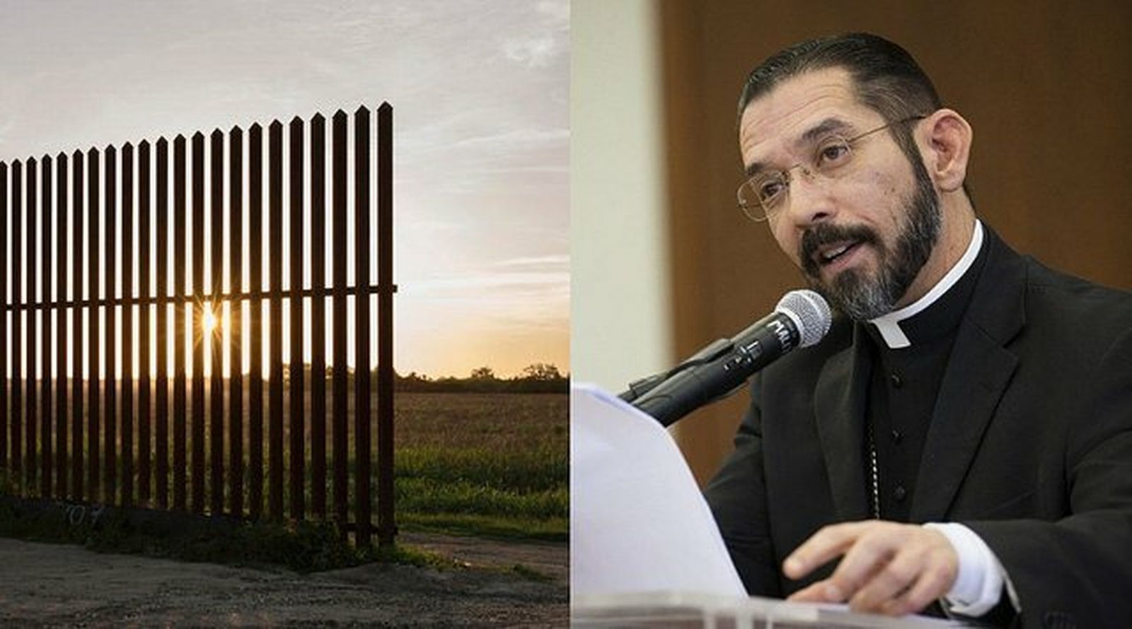 El obispo Daniel Flores dice 'no' al muro de Trump